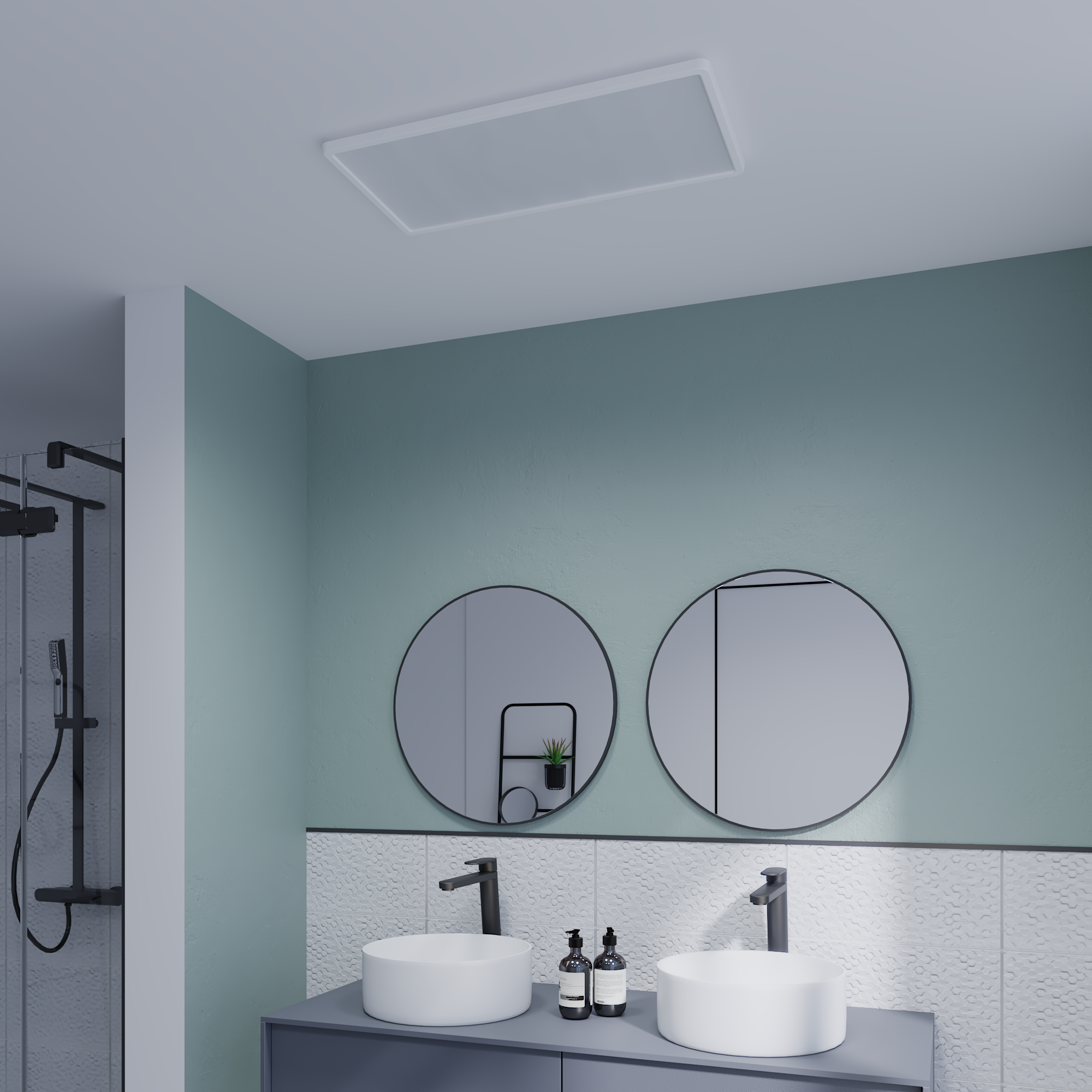 Panneau LED salle de bain Lano, 60x30 cm, blanc neutre, blanc INSPIRE - 6