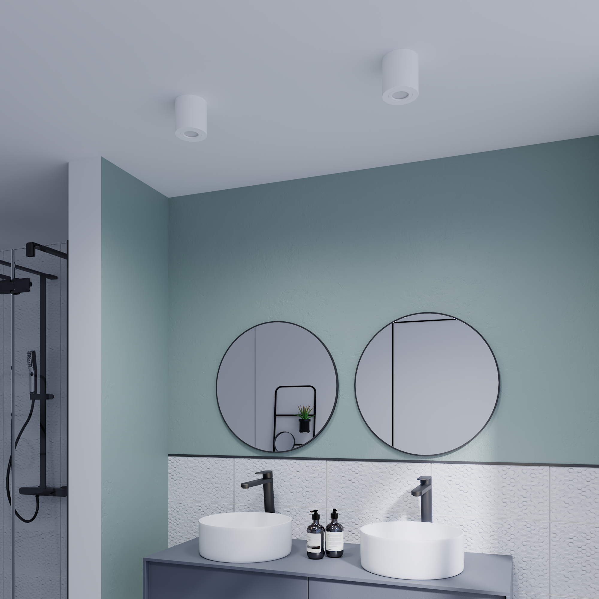 Oprawa natynkowa Losa biała GU10 IP65 Inspire - 3