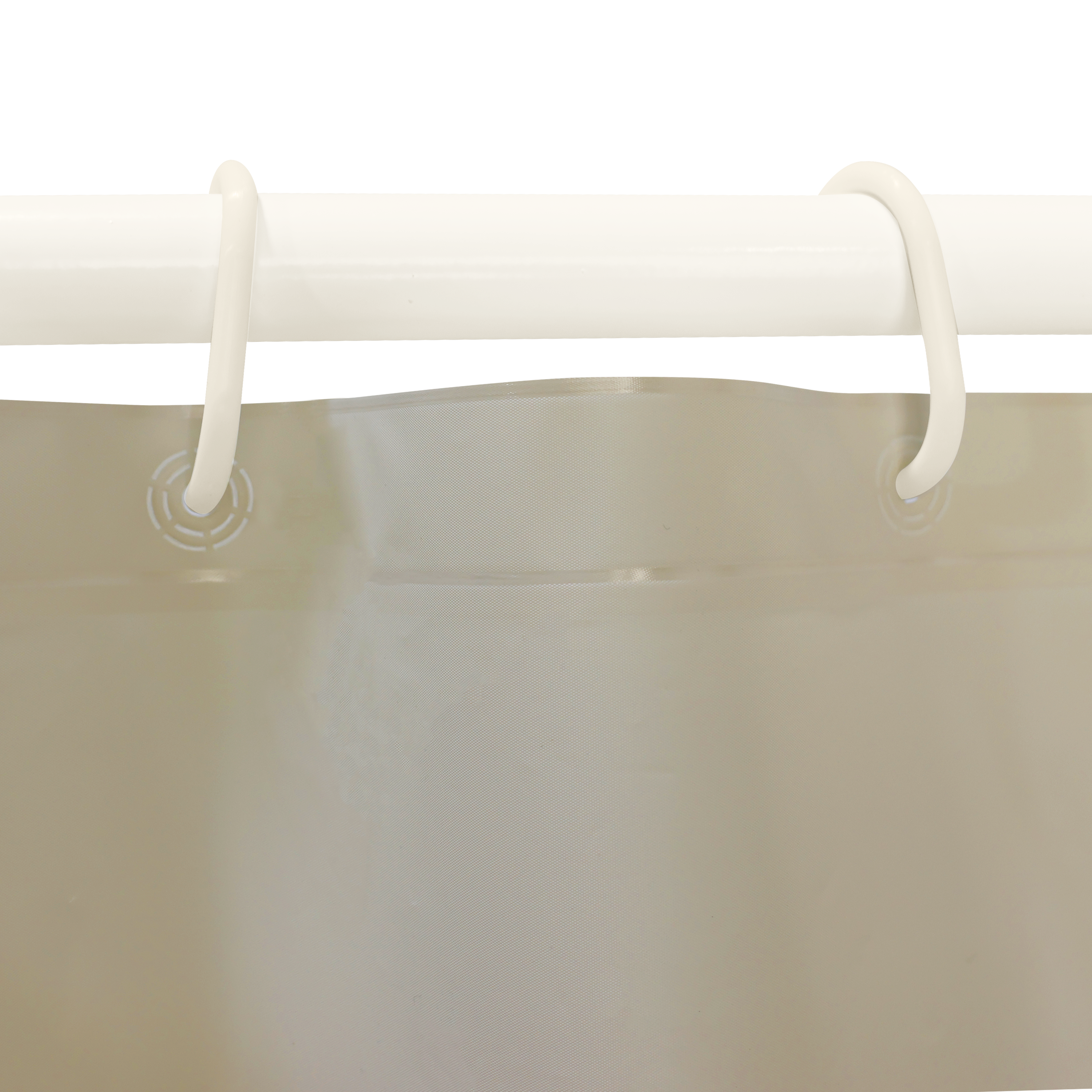 Cortina de duche 180x200 cm bege Sensea Essential - 5