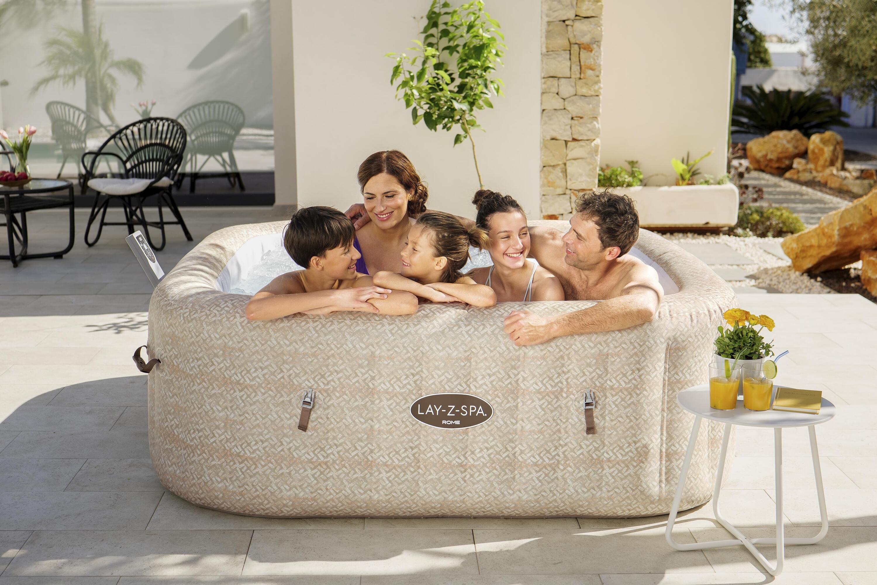 Spa gonflable ROME ENERGYSENSE ULTRA FIT SMART 7P BESTWAY, carré - 3