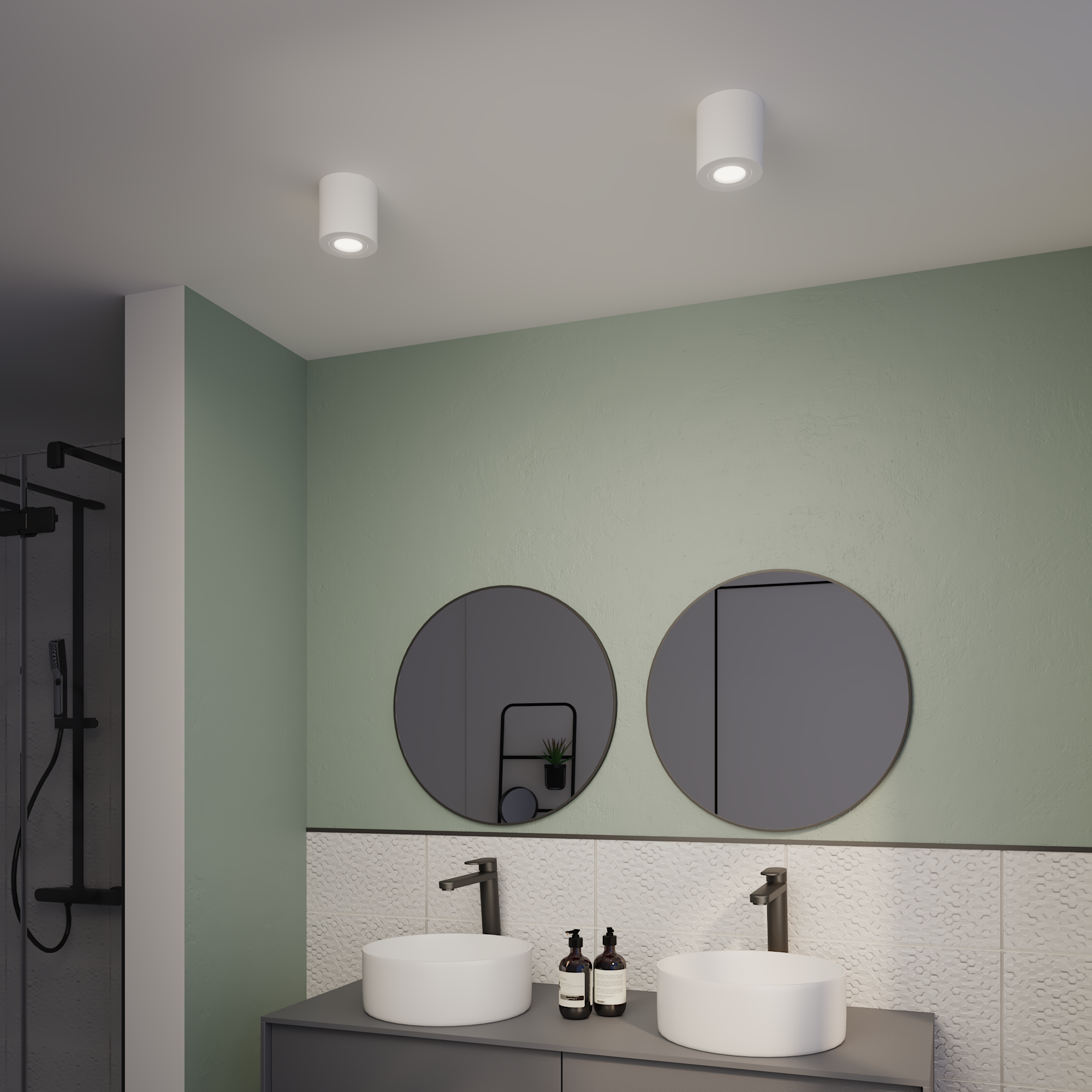 Oprawa natynkowa Losa biała GU10 IP65 Inspire - 2