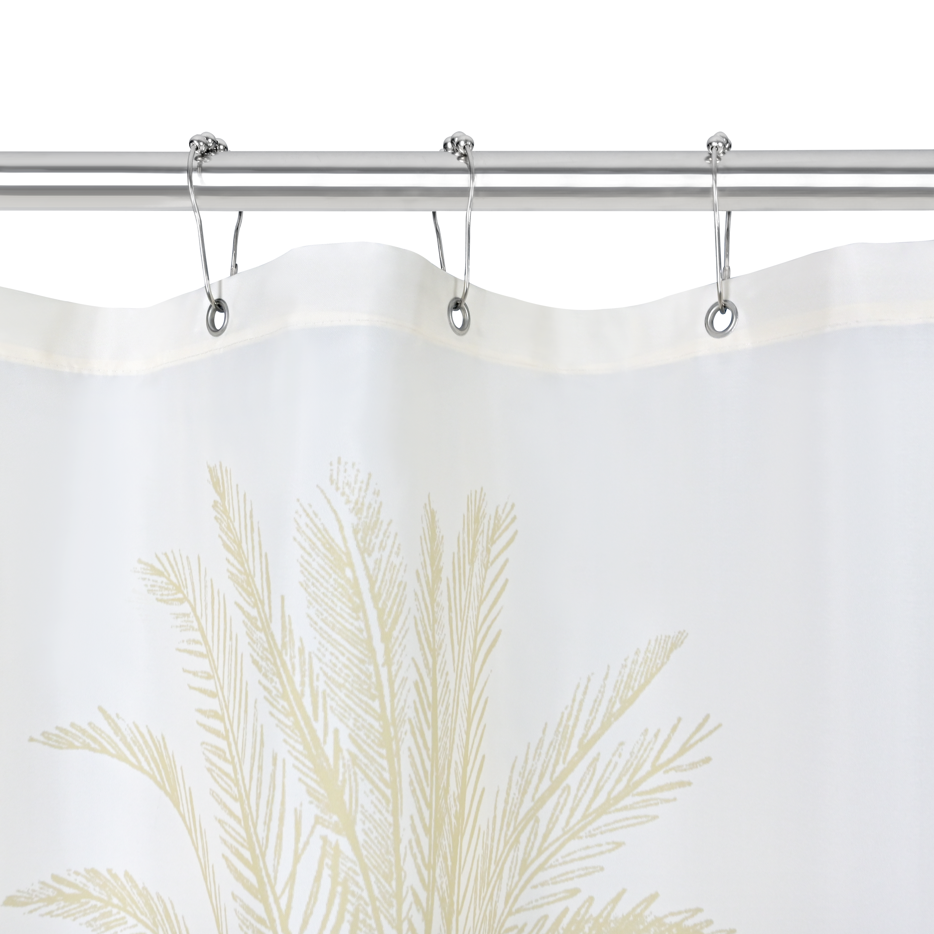 Rideau de douche 180 x 200 cm vert / blanc  Amazonia SENSEA - 5