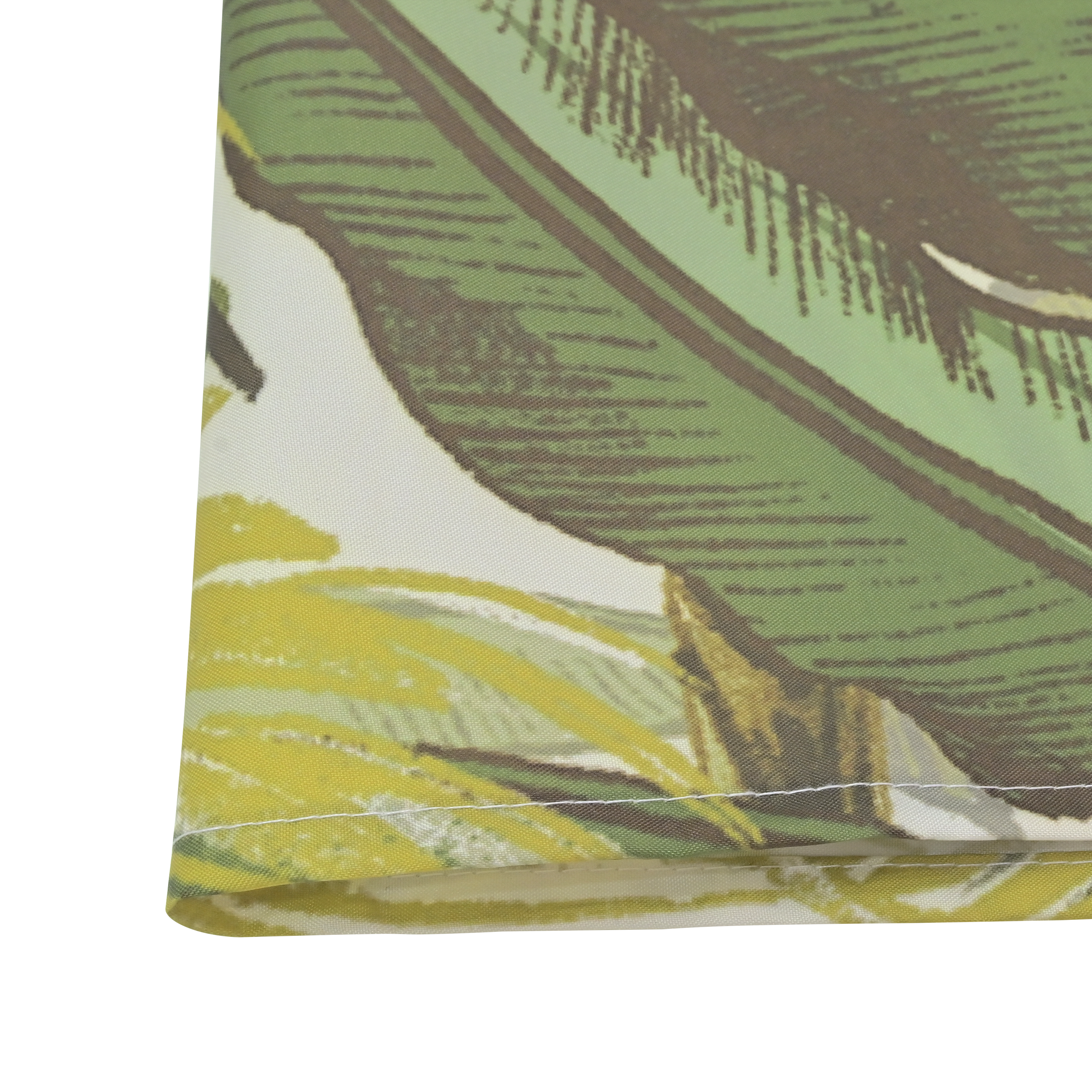 Rideau de douche 180 x 200 cm vert / blanc  Amazonia SENSEA - 4