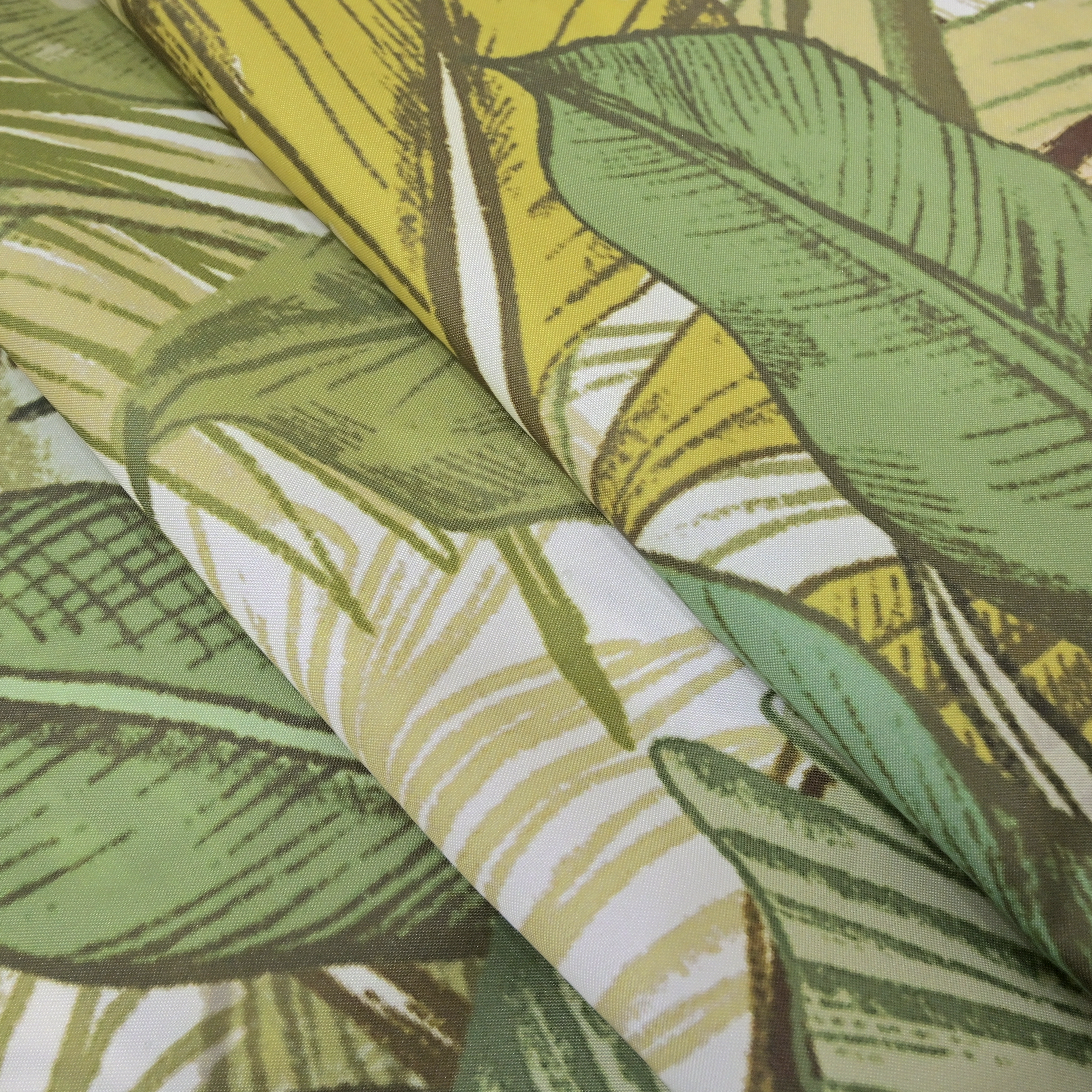 Rideau de douche 180 x 200 cm vert / blanc  Amazonia SENSEA - 6