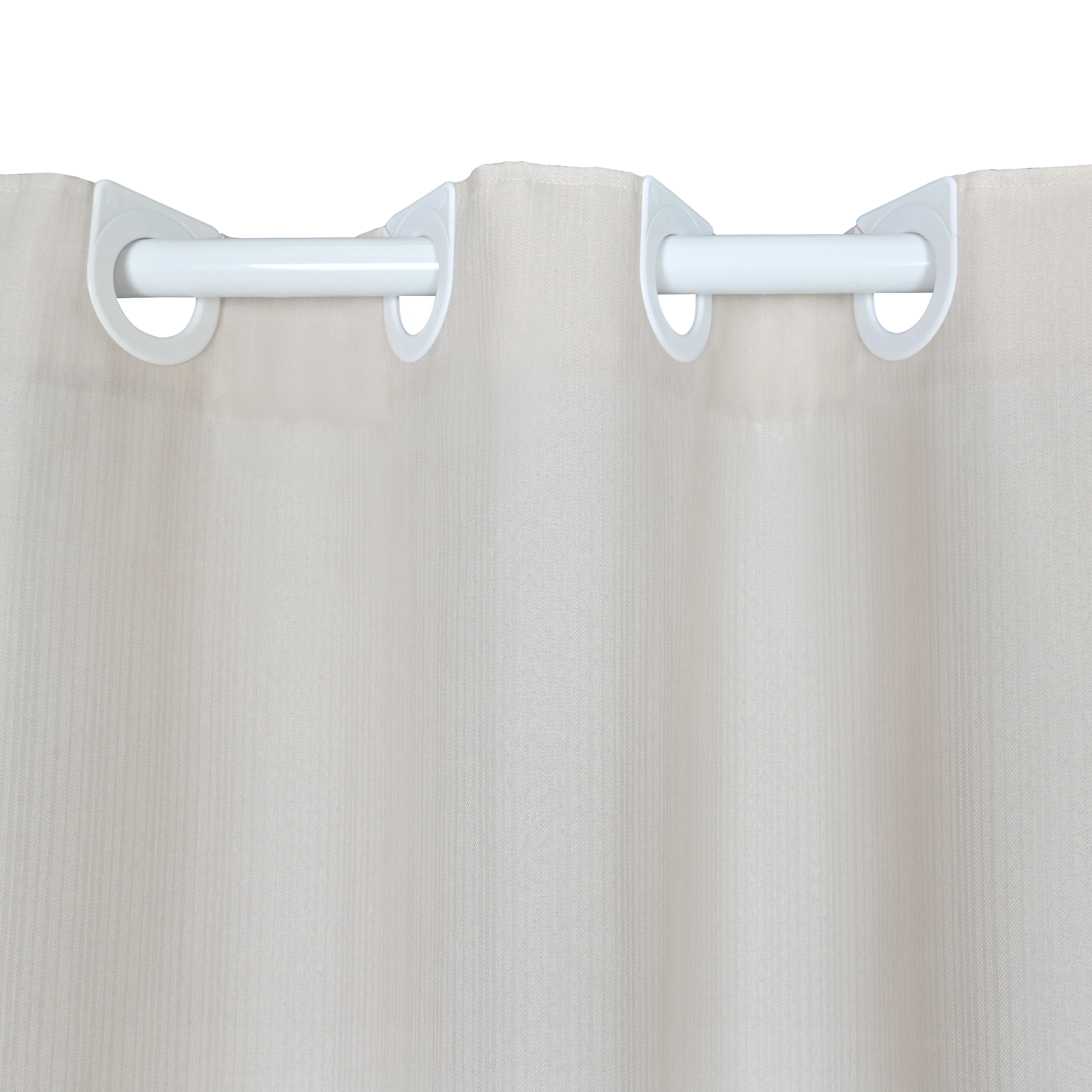 Rideau de douche 120 x 200 cm beige Neo SENSEA - 4