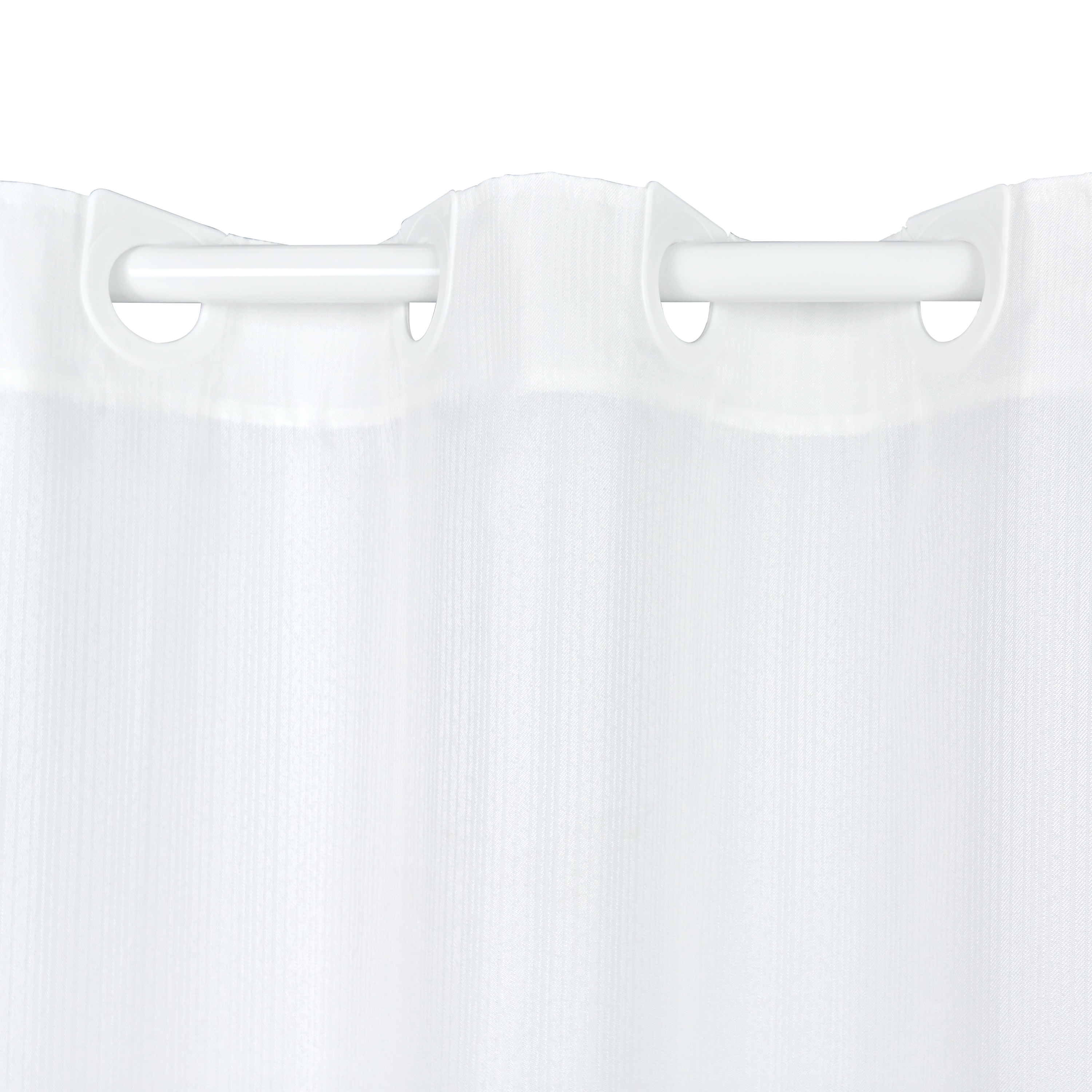 Rideau de douche 180 x 200 cm blanc Neo SENSEA - 3