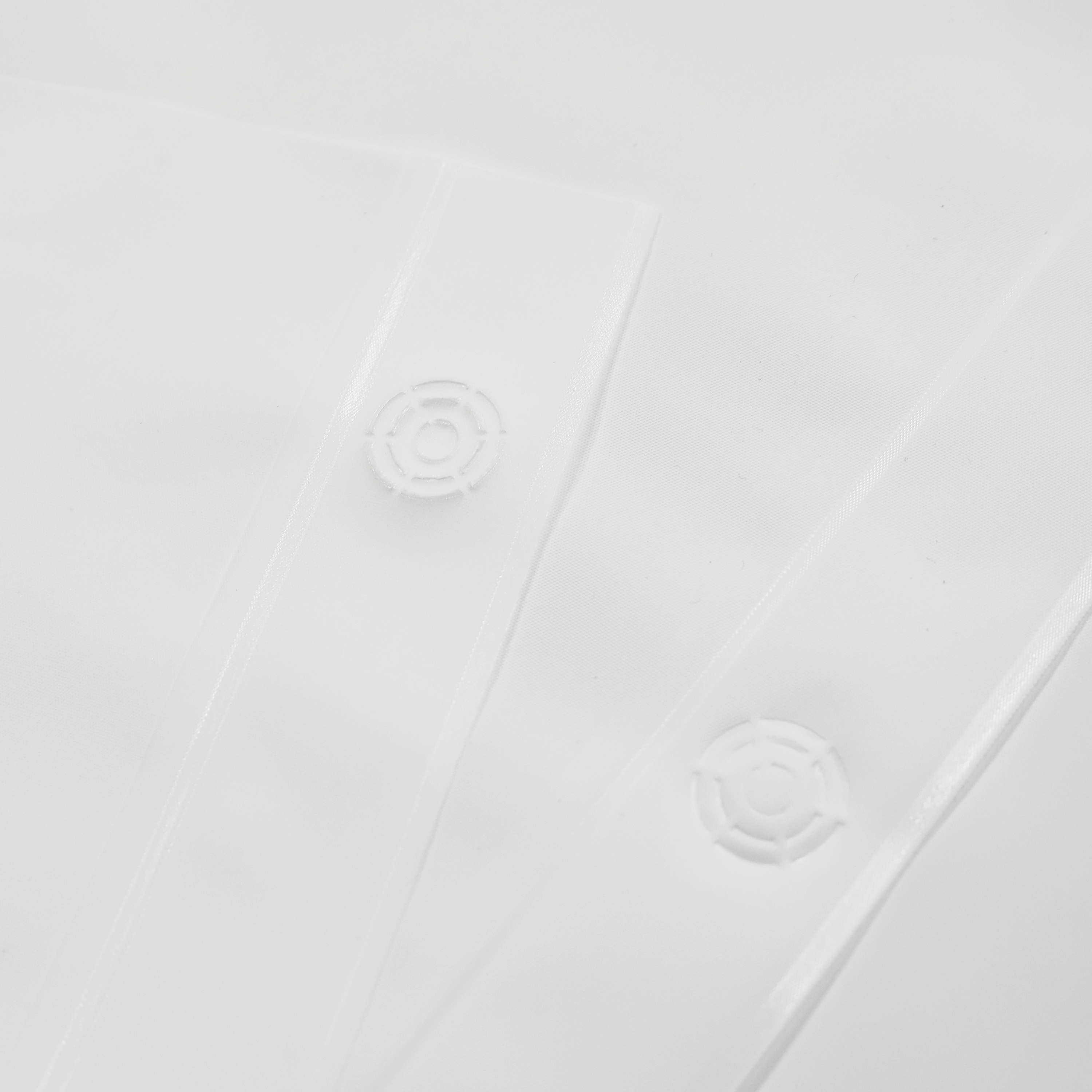 Cortina de duche 180x200 cm branca Sensea Mia - 2