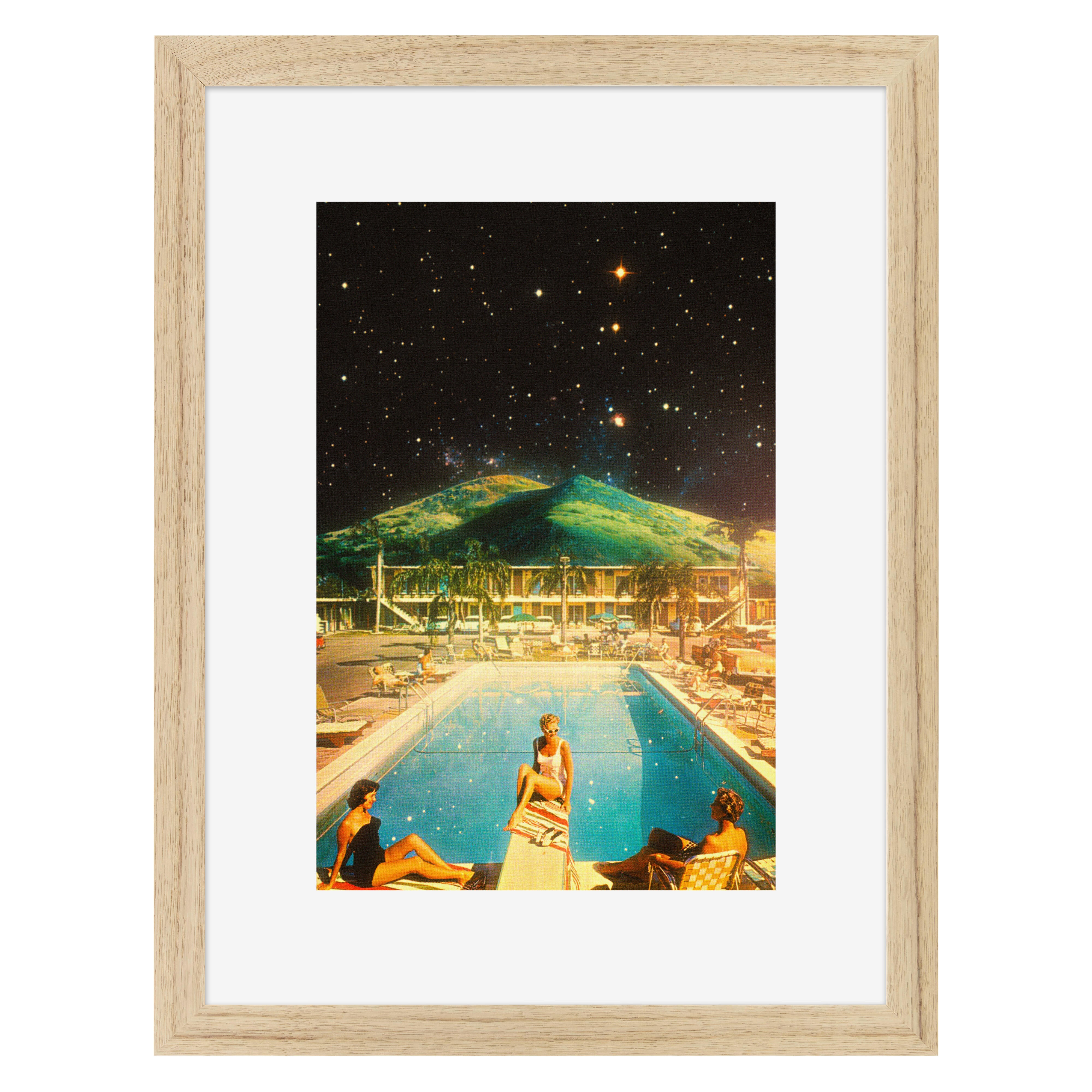 AFFICHE PHOTO ENCADRÉE 33x43 cm Rétro P1302