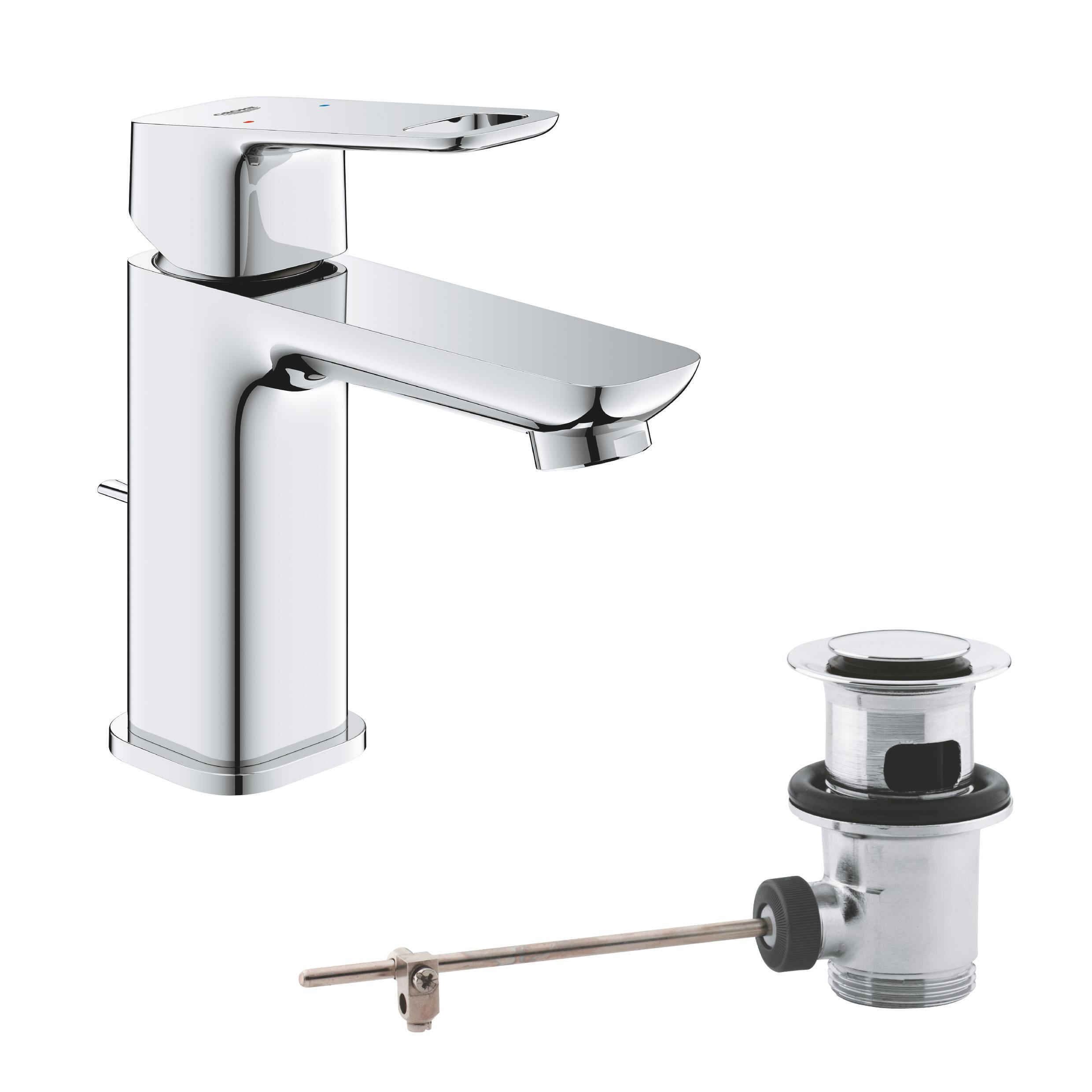 Grifo de lavabo GROHE Clova Pulse monomando cromo brillo. Antical. Latón - 8