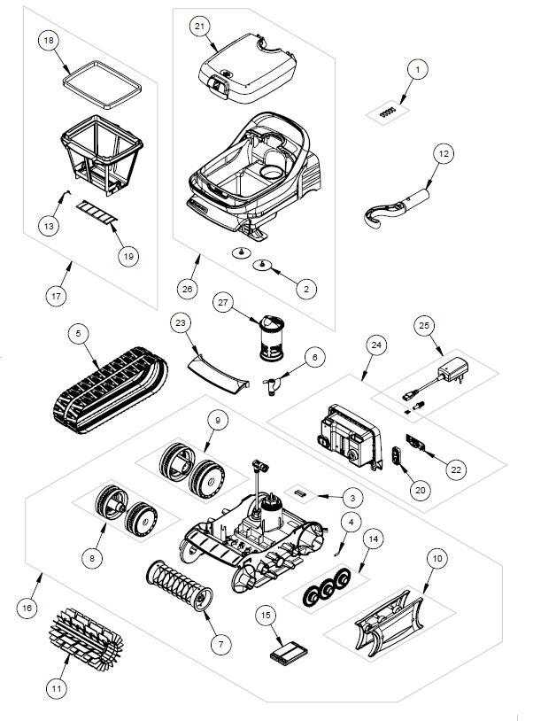 Robot de piscine à batterie ZODIAC, PIXEL 3220 - 7