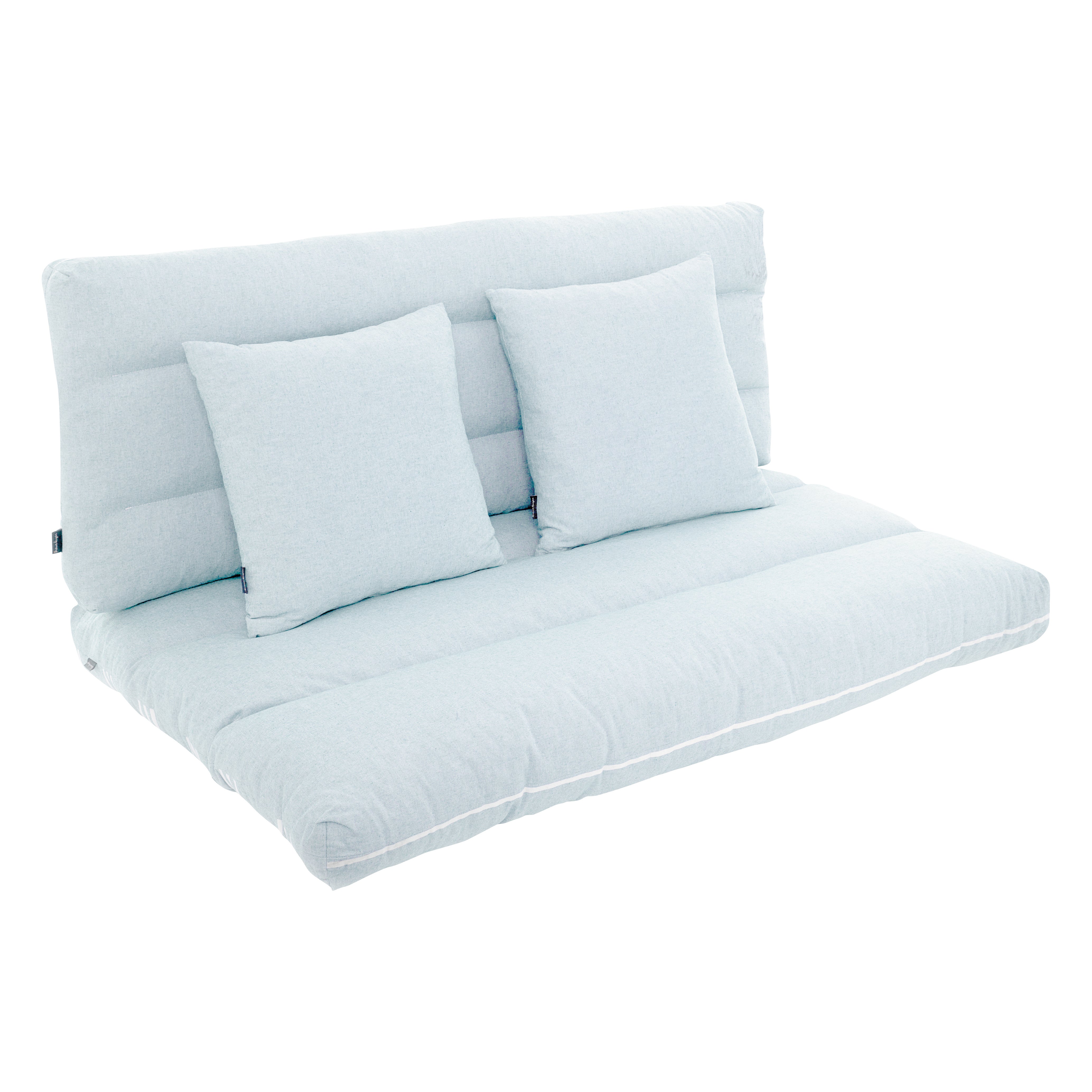 Set 4 cuscini decorativi da esterno in poliestere DIVANO PALLET 120 x 80 x Sp 8 cm - 3