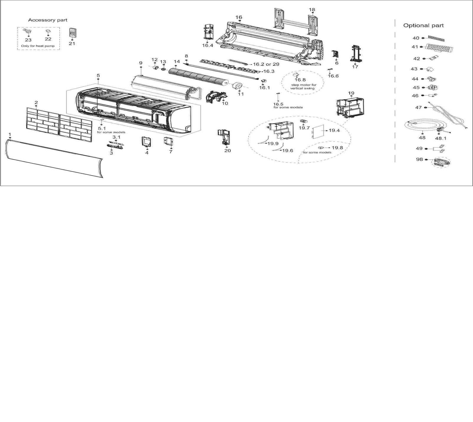 Unità interna condizionatore COMFEE 9000 BTU WIFI A++/A+ serie CF-CFW - 5