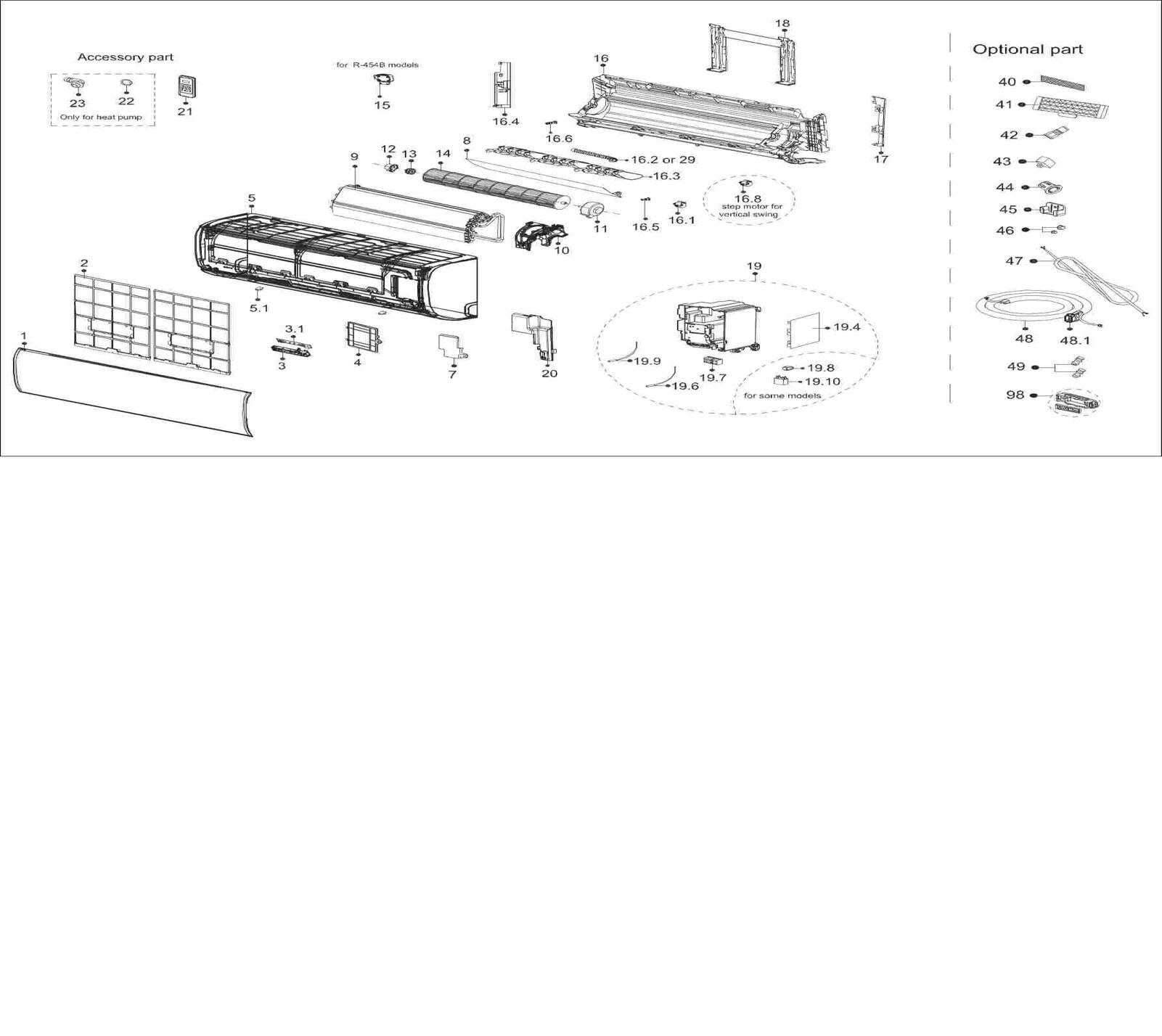 Unità interna condizionatore COMFEE 24000 BTU inverter WIFI A++/A+ serie CFW - 4