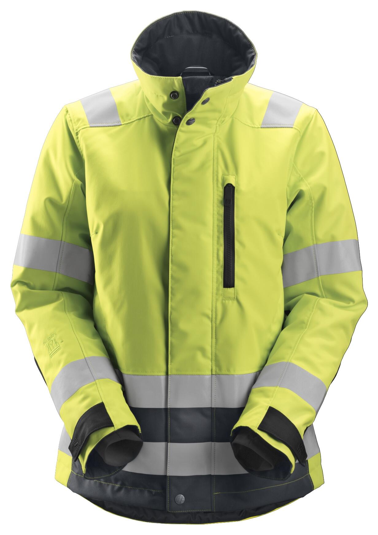 Chaqueta mujer snickers allroundwork highvis - amarillo/gris - talla 60