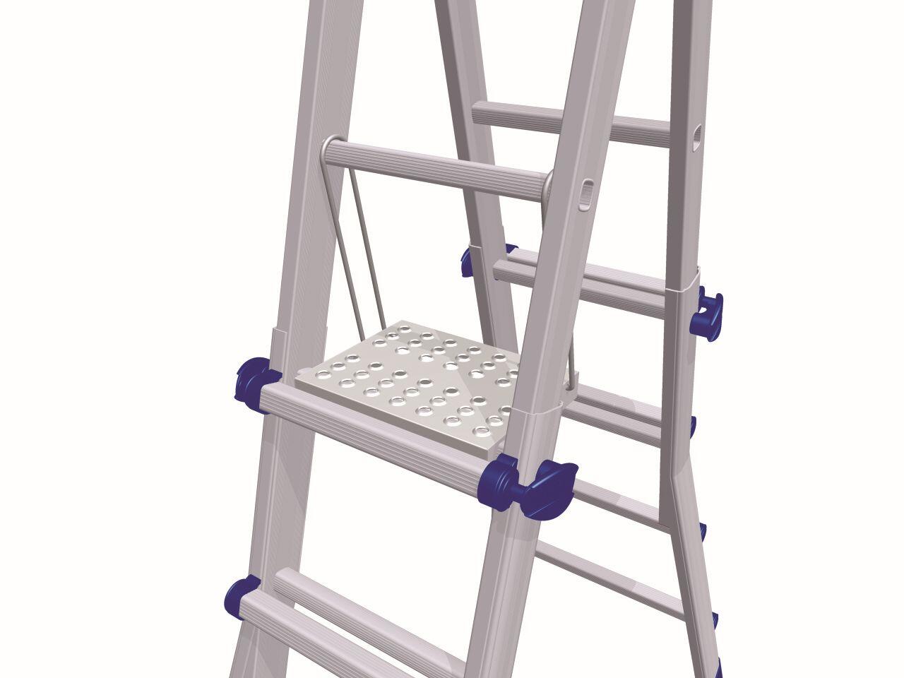 Reposapiés para escalera de aluminio