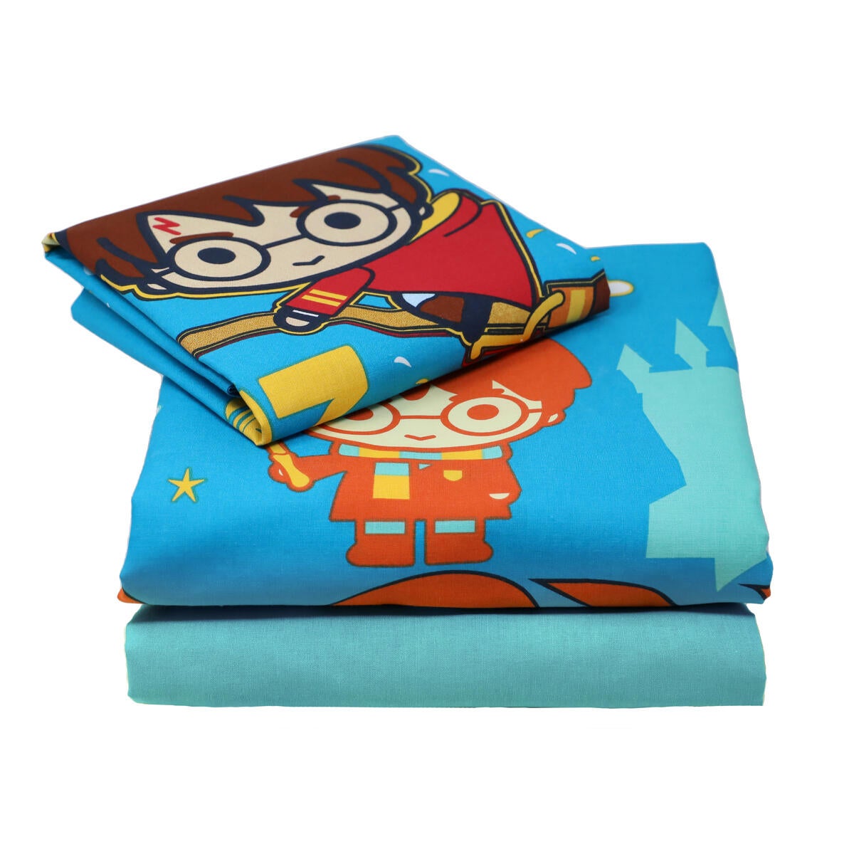 Set di lenzuola singolo Harry Potter multicolore in cotone - 2