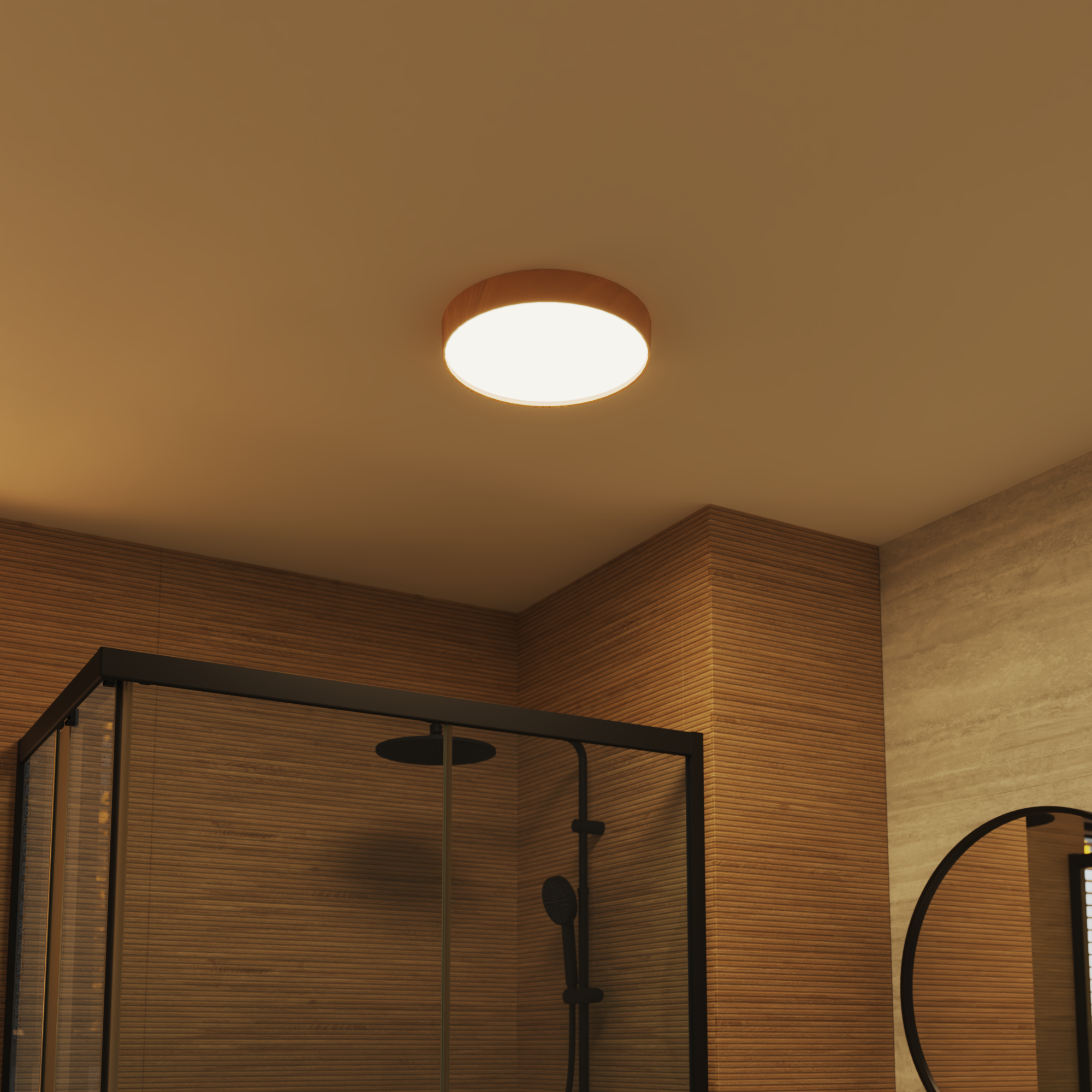 Plafon Drema drewno IP44 LED Inspire - 3