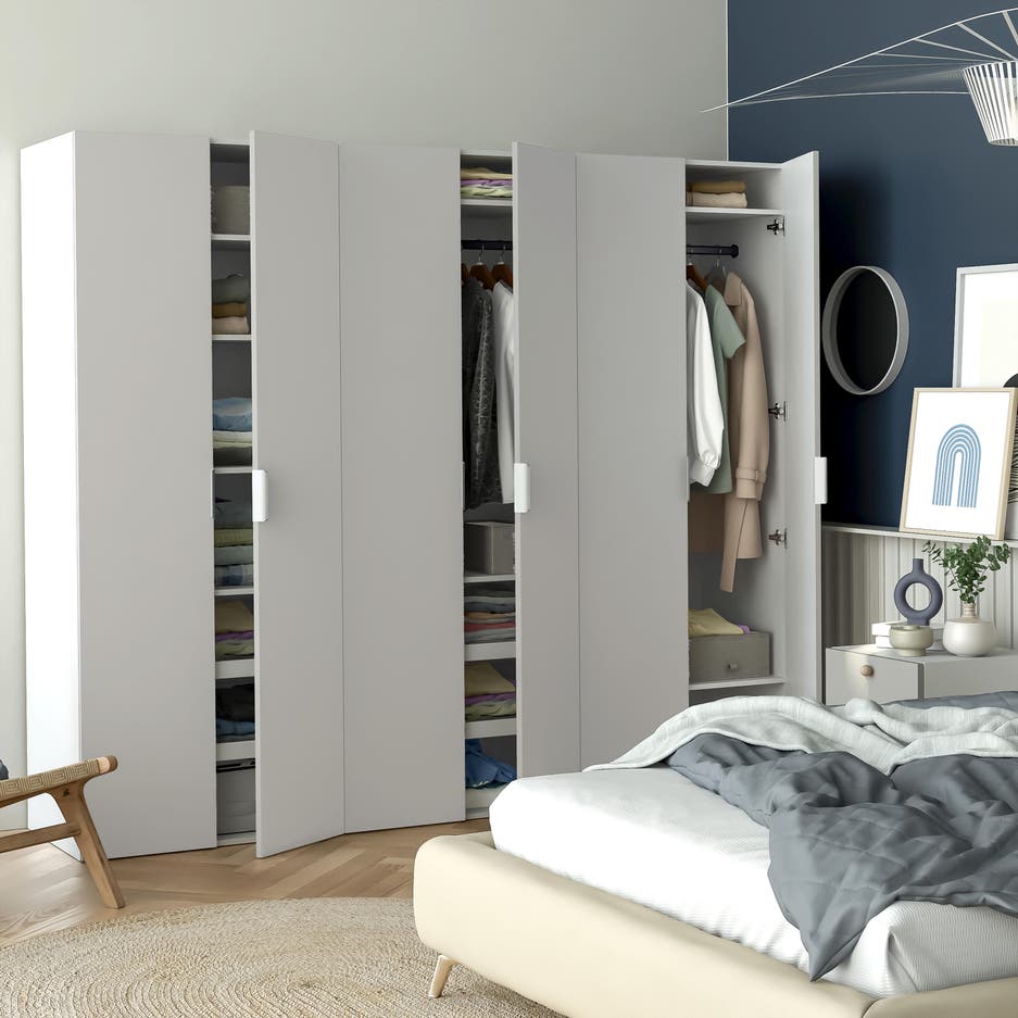 armario modular en dormitorio