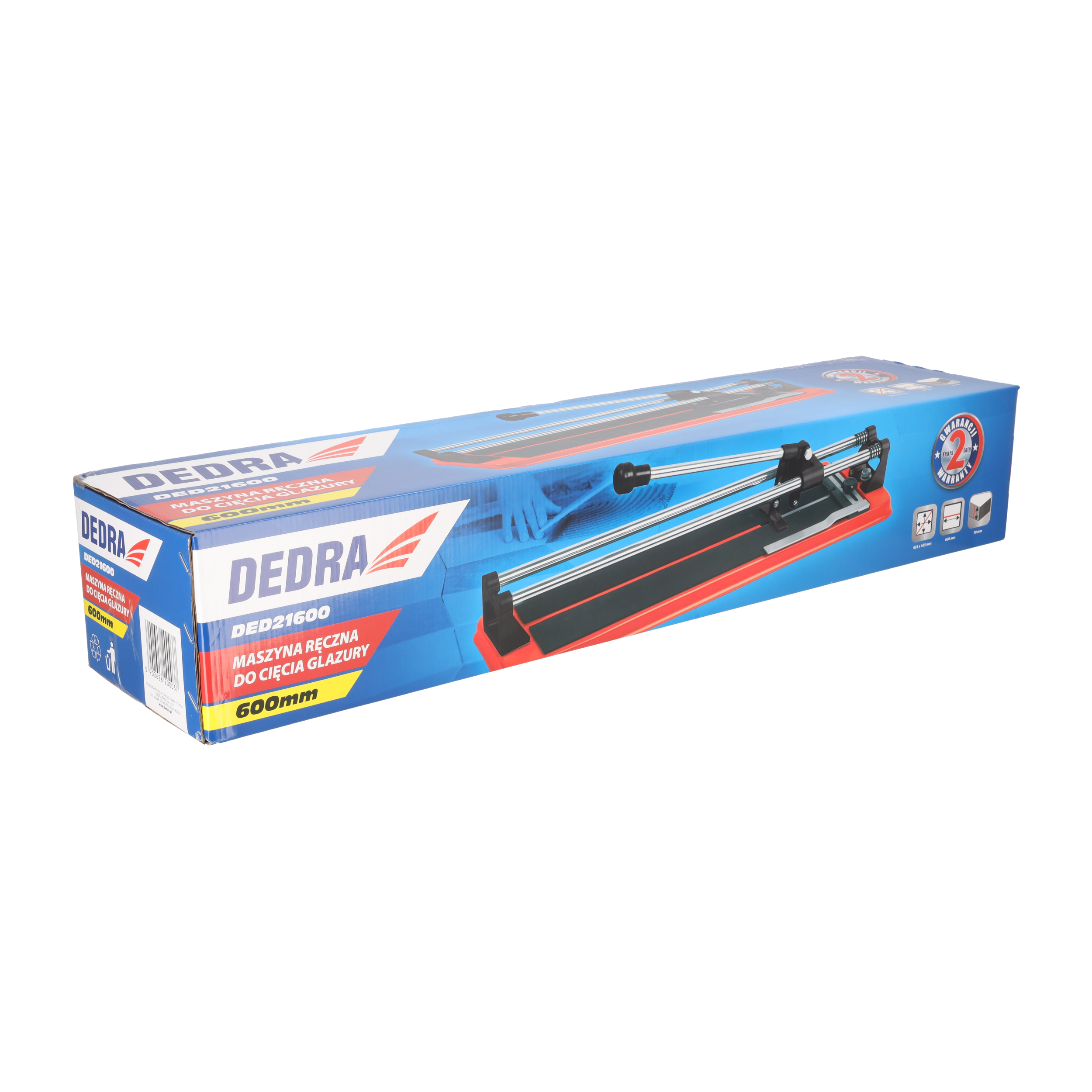 Ręczna przycinarka do płytek 600 mm DEDRA - 5