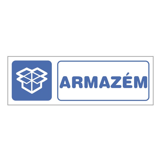PLACA ARMAZÉM 180x50mm
