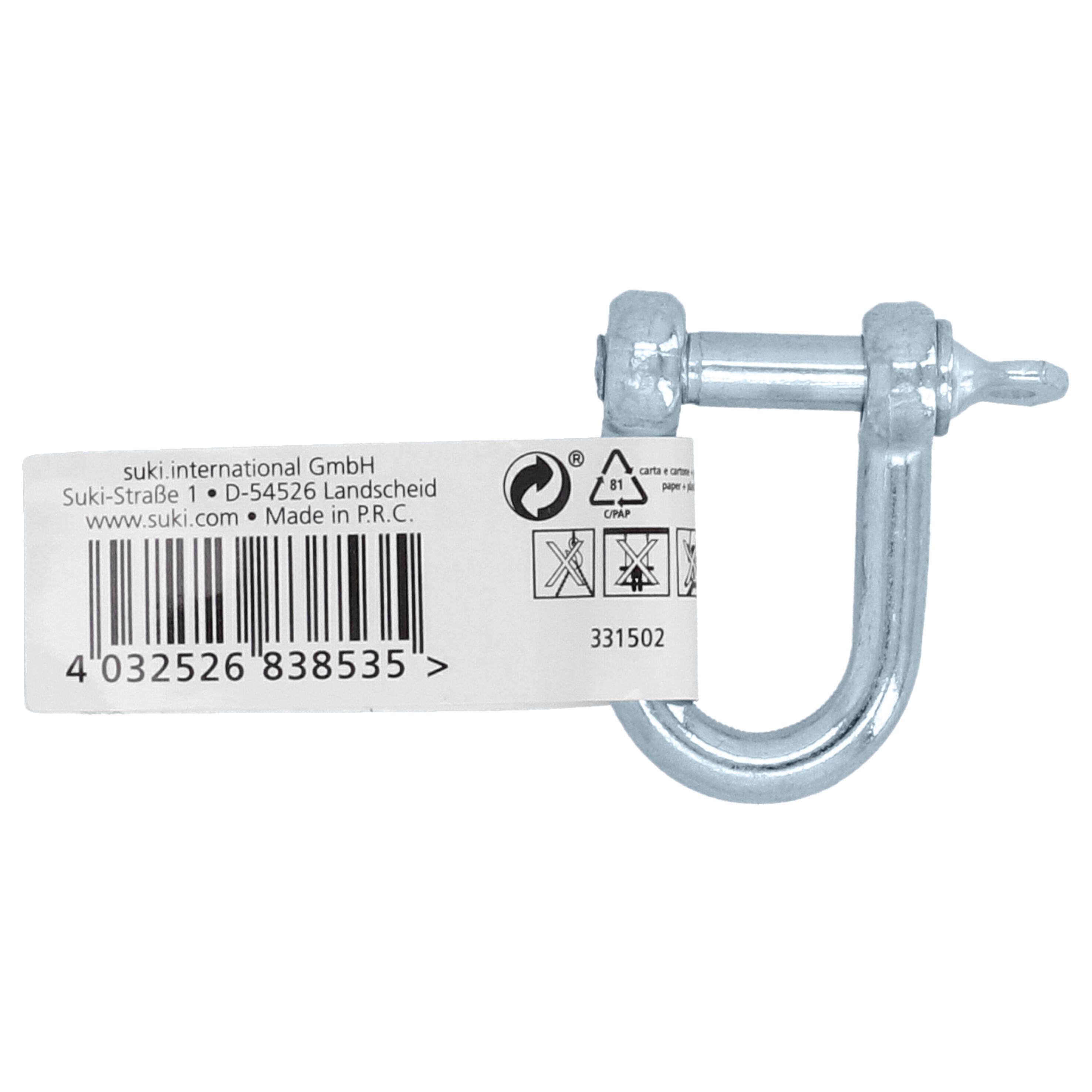 1 Rodete de unión para cadena de acero de 12 mm de ancho y 100 kg de carga máxim - 3