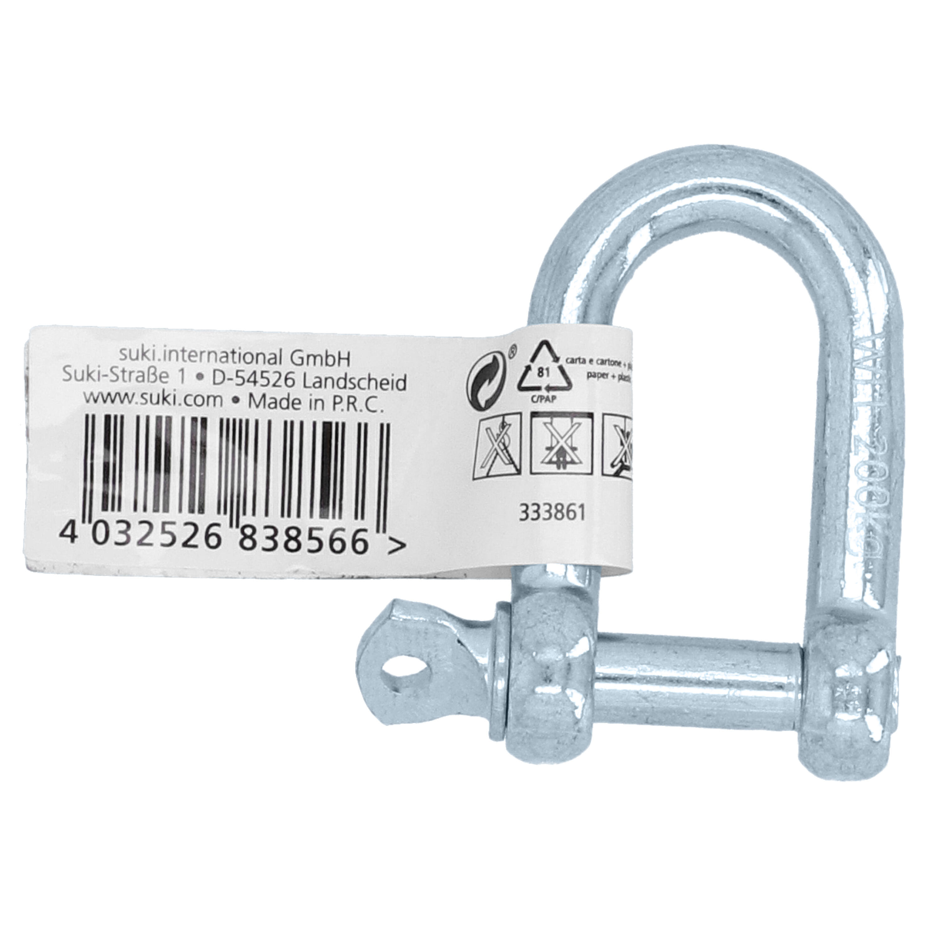 1 Rodete de unión para cadena de acero de 16 mm de ancho y 200 kg de carga máxim - 3