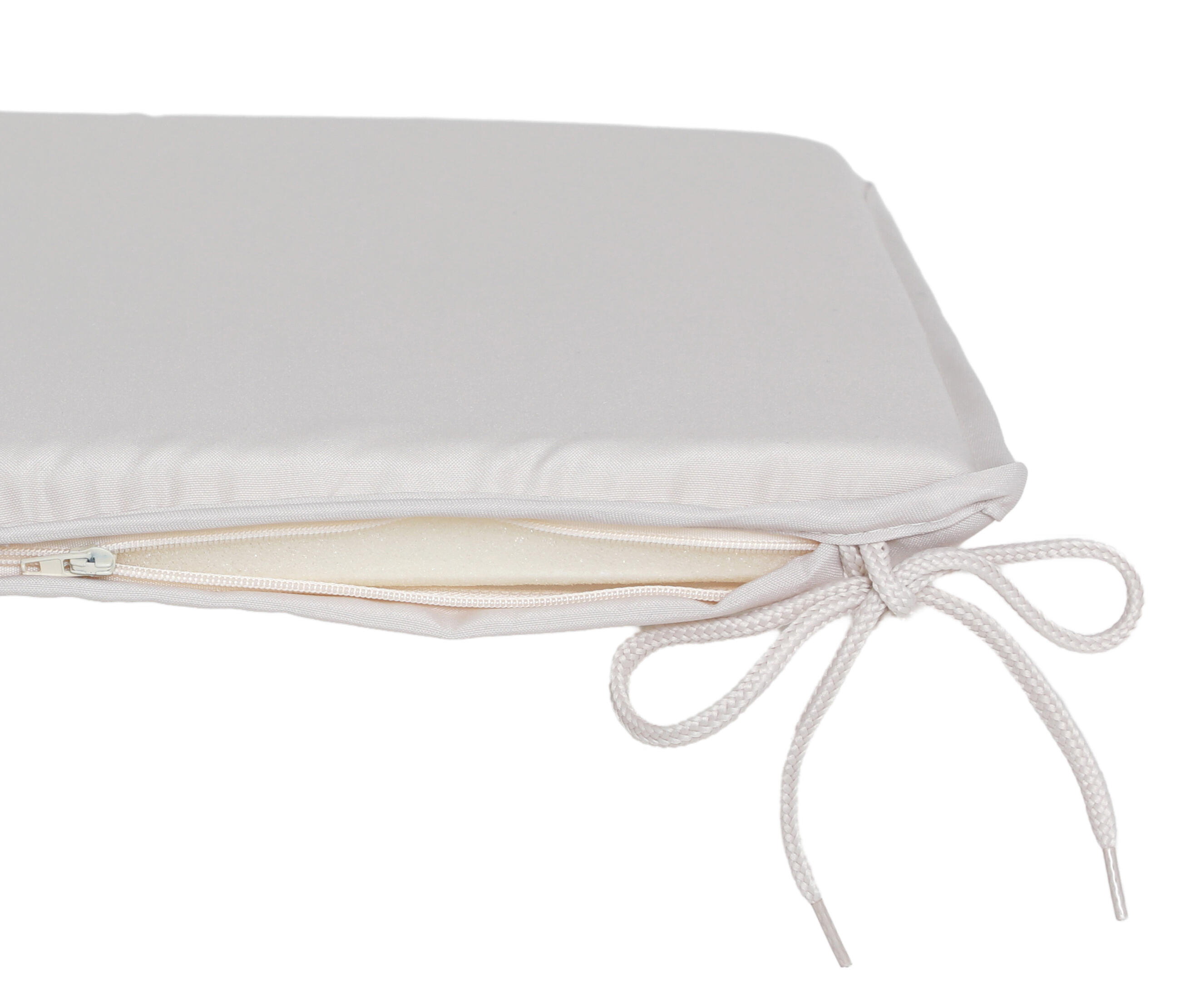 Cojín de silla Liso beige 40x40 cm - 3