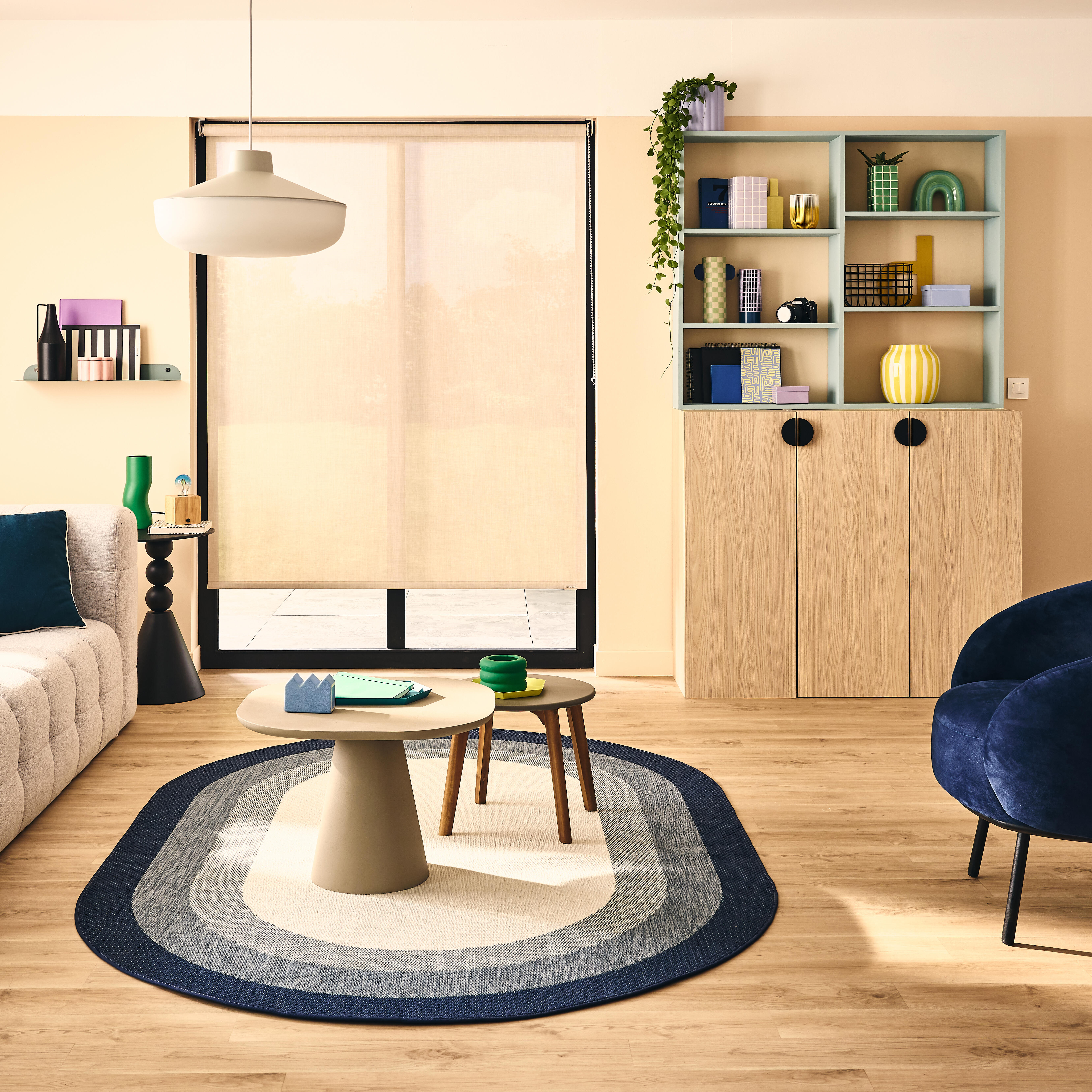 Estor enrollable screen puebla crema inspire de 220x250cm