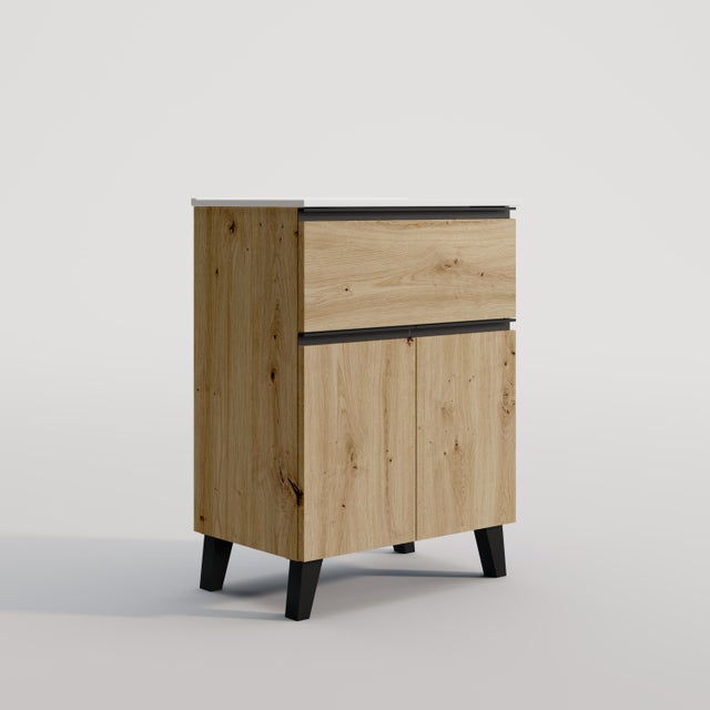 Mueble de baño Abril blanco 60x38.5 cm (lavabo no incluido)