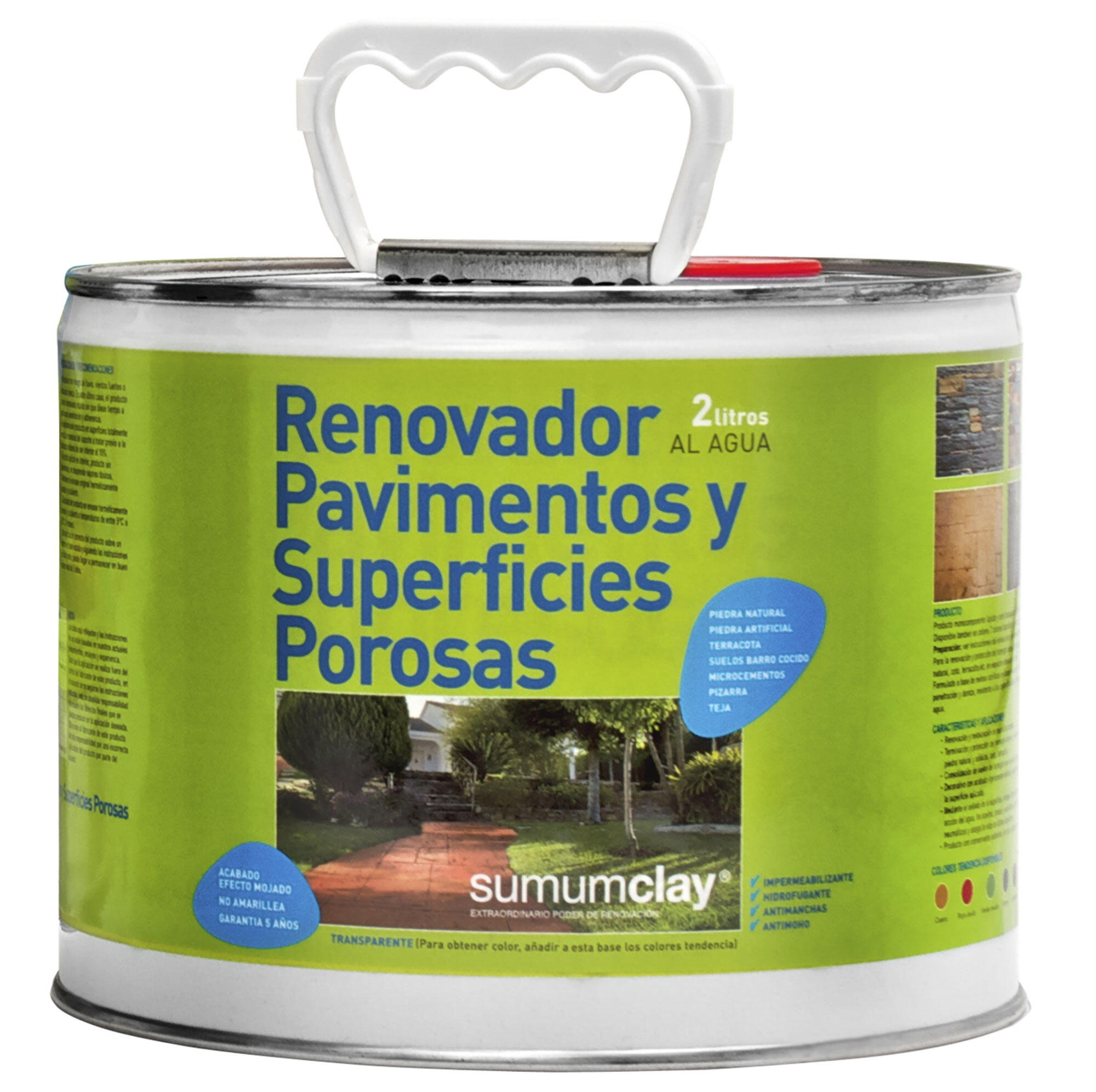 Renovador de pavimentos al agua sumumclay 2l