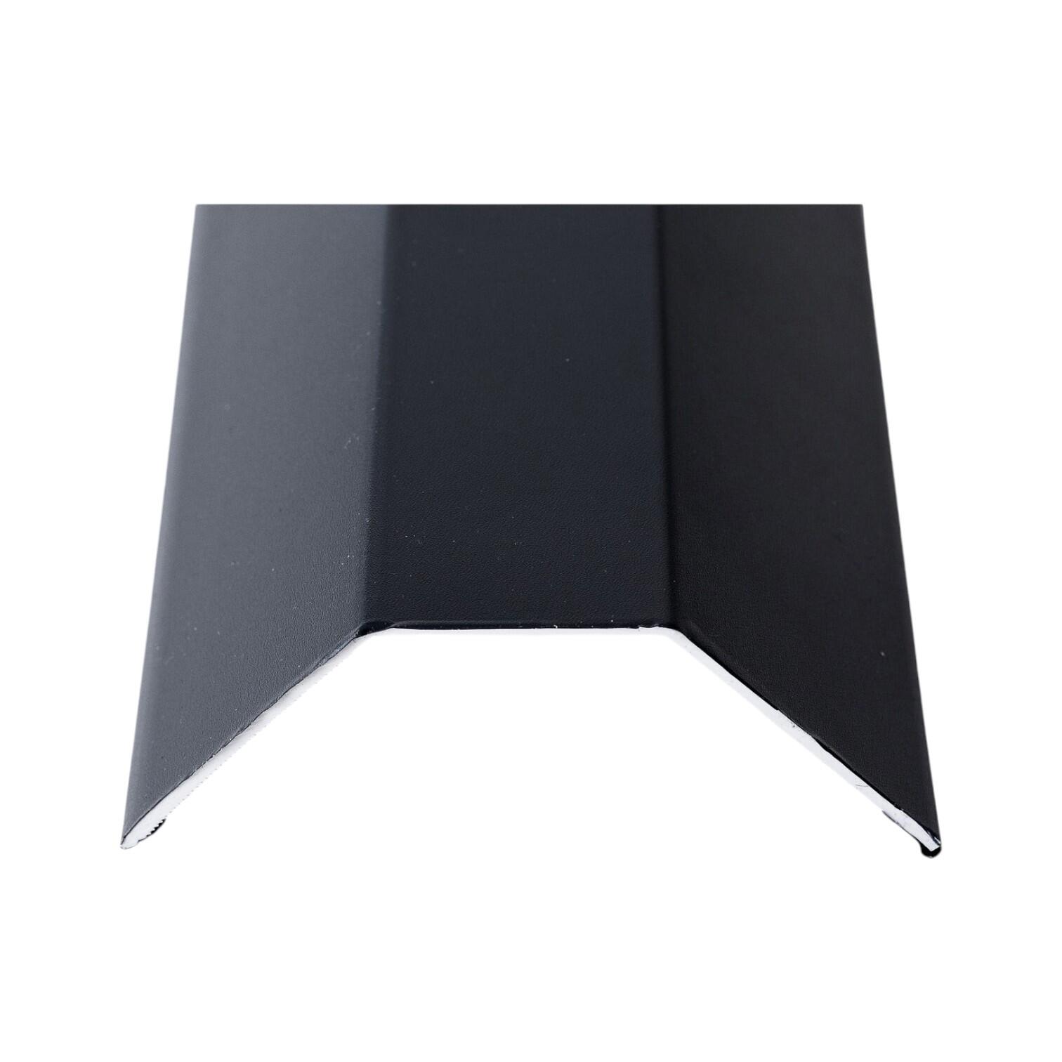 Bavette de rénovation pan coupé 100x10 mm longueur 1.50 m grise