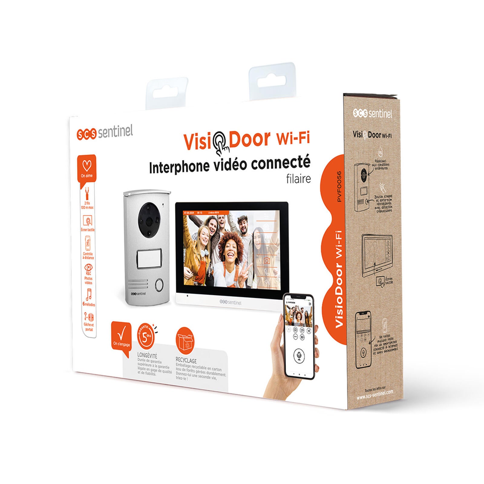 Visiophone filaire connecté SCS SENTINEL VisioDoor Wi-Fi - 6