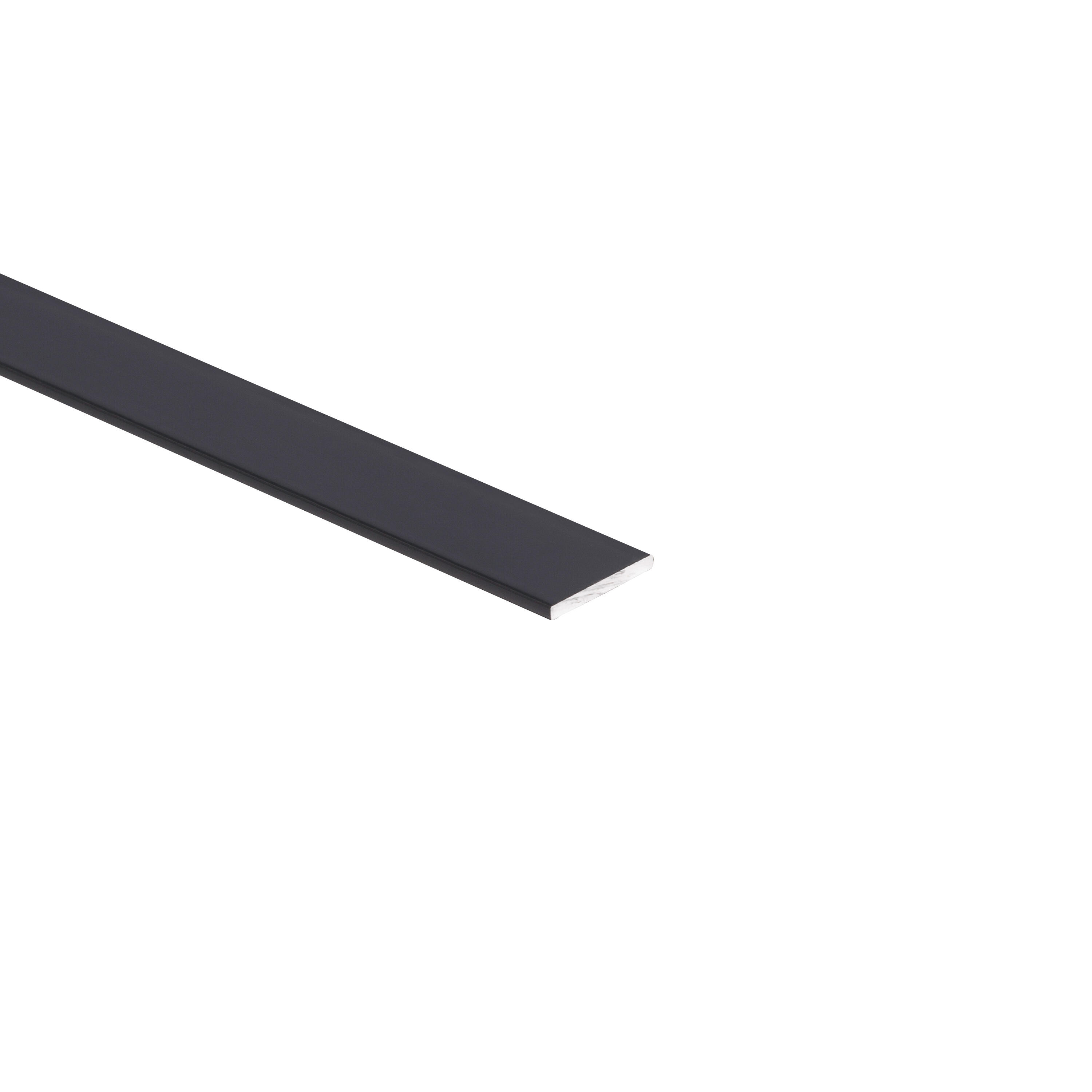 Barra Piatta In Alluminio Autoadesiva | 1000x20x2 Mm | Bianco RAL 9016 | Per Fai Da Te E Bricolage - Foto 1