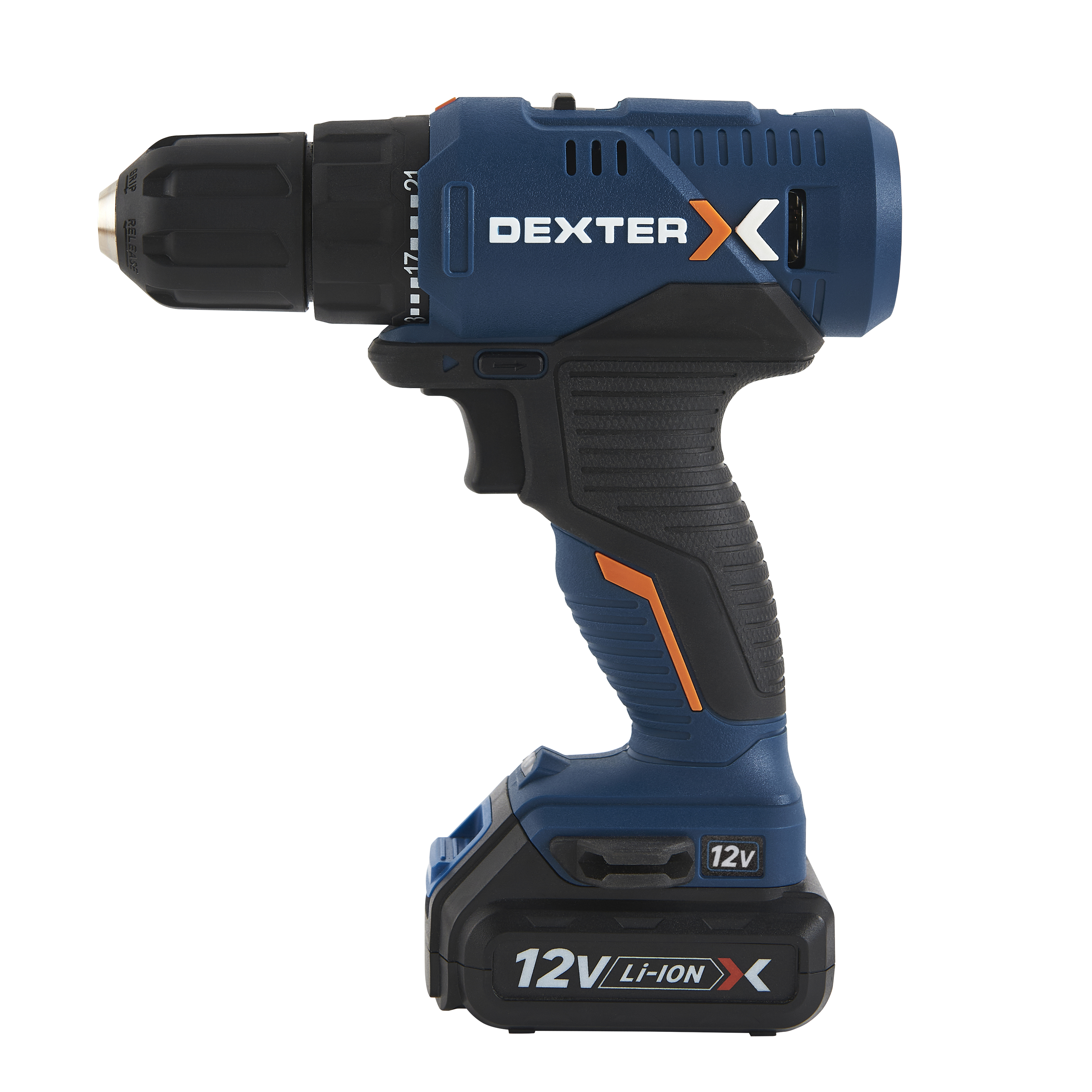 Berbequim sem fio 12 V 32 Nm com 1 bateria 1,5 Ah e carregador Dexter 12VSD2-21.51C - 3