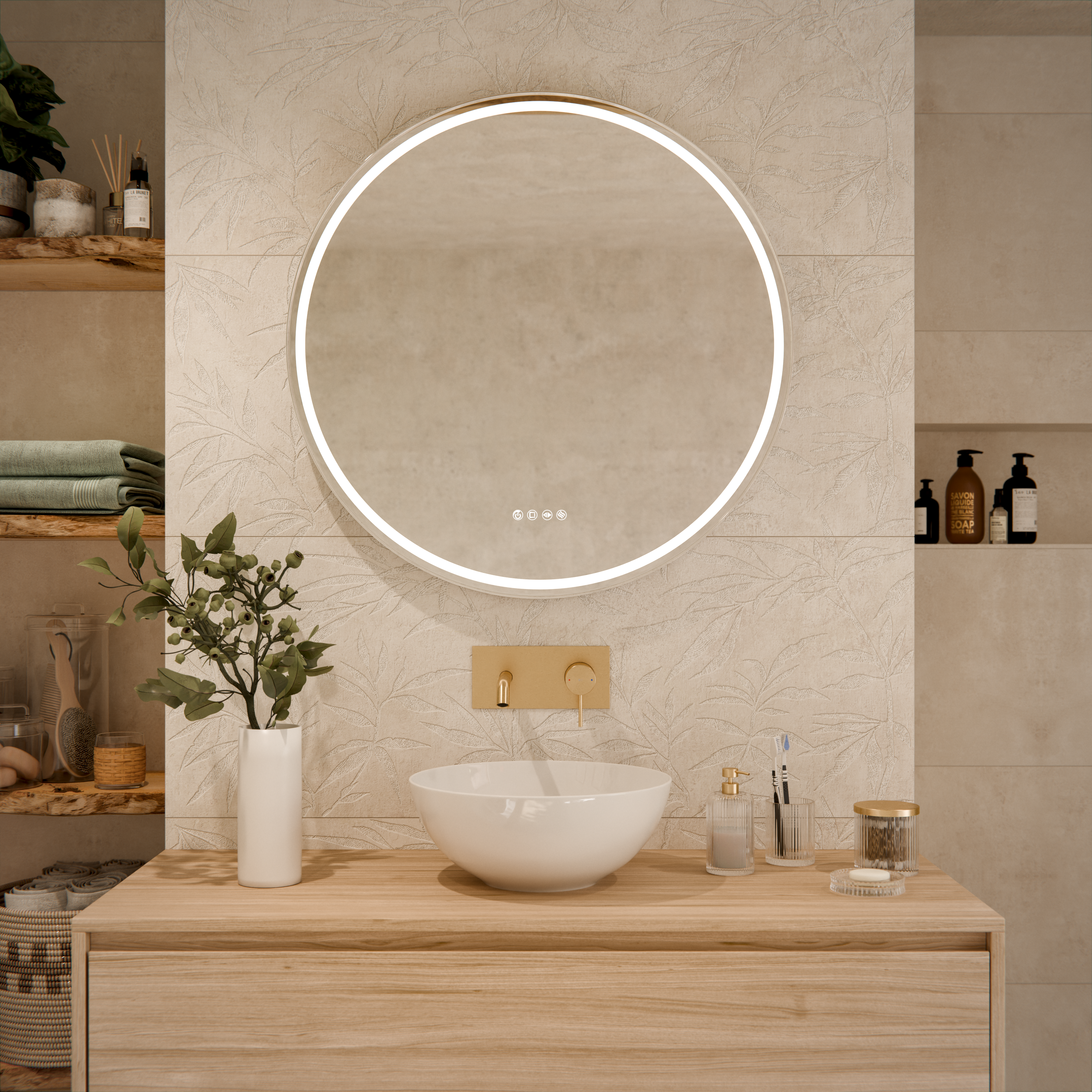 Copo para algodão branco transparente Sensea Gatsby - 3