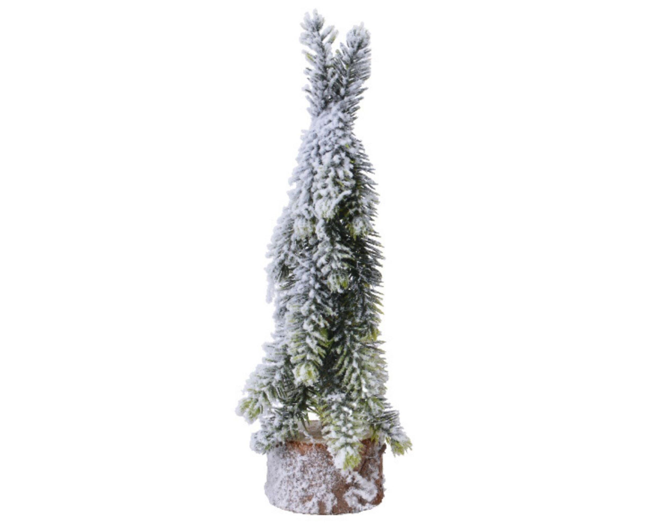 Mini árvore de natal com base tronco 20 cm (sortido) - 5