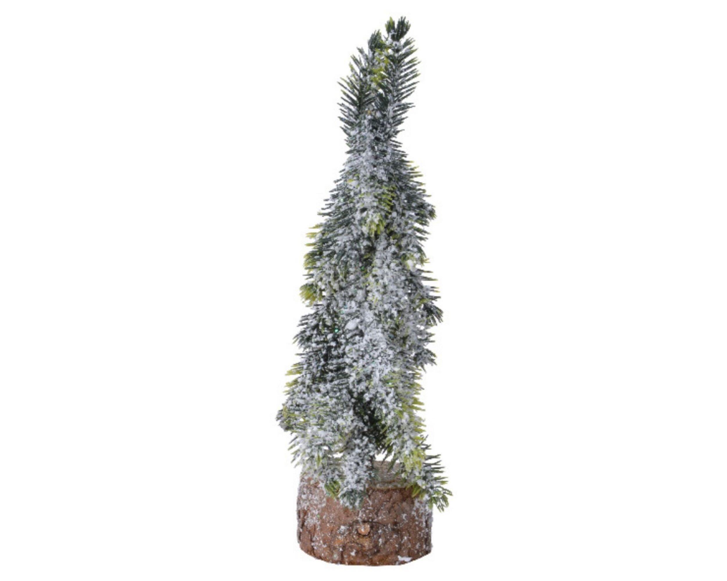 Mini árvore de natal com base tronco 20 cm (sortido) - 4