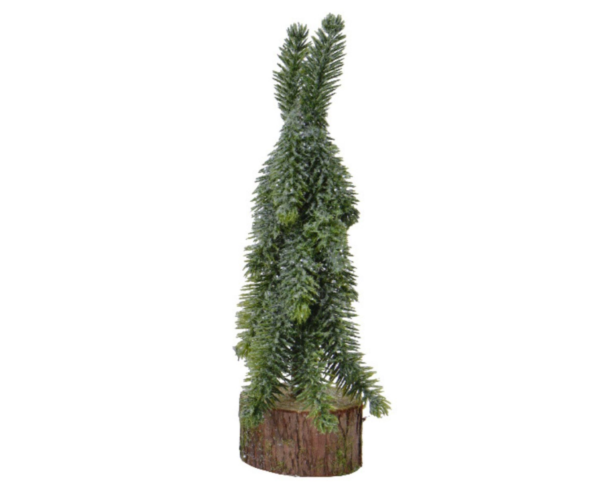 Mini árvore de natal com base tronco 20 cm (sortido) - 2