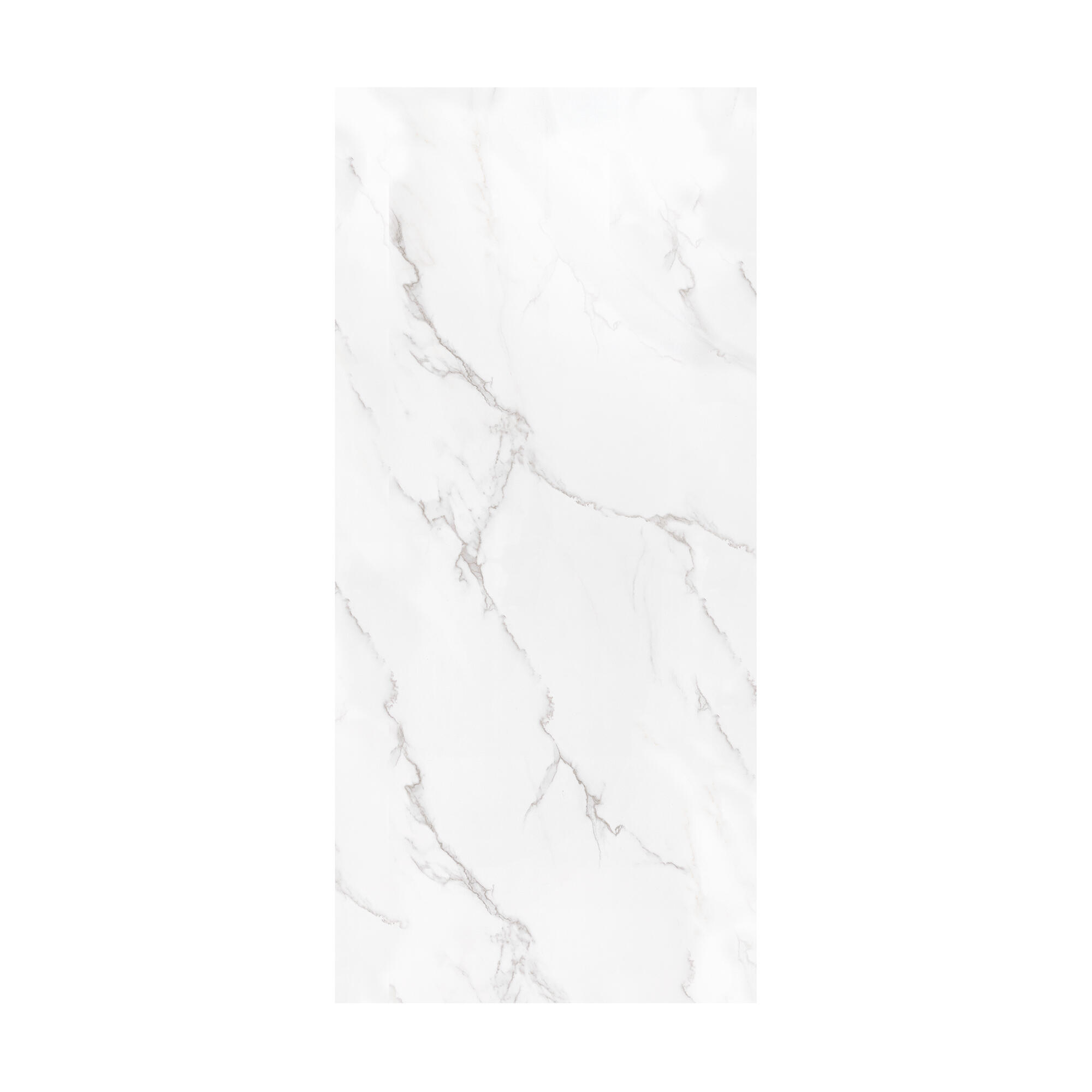 Revestimiento de pared decorativo efecto mármol de pvc serie dumawall xxl blanco de 260x120cm