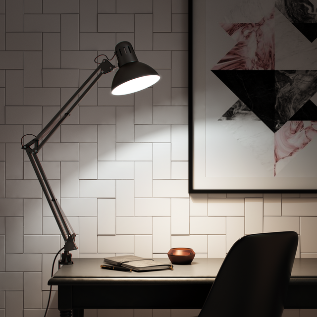 Lampka biurkowa Architekt czarna E27 Inspire