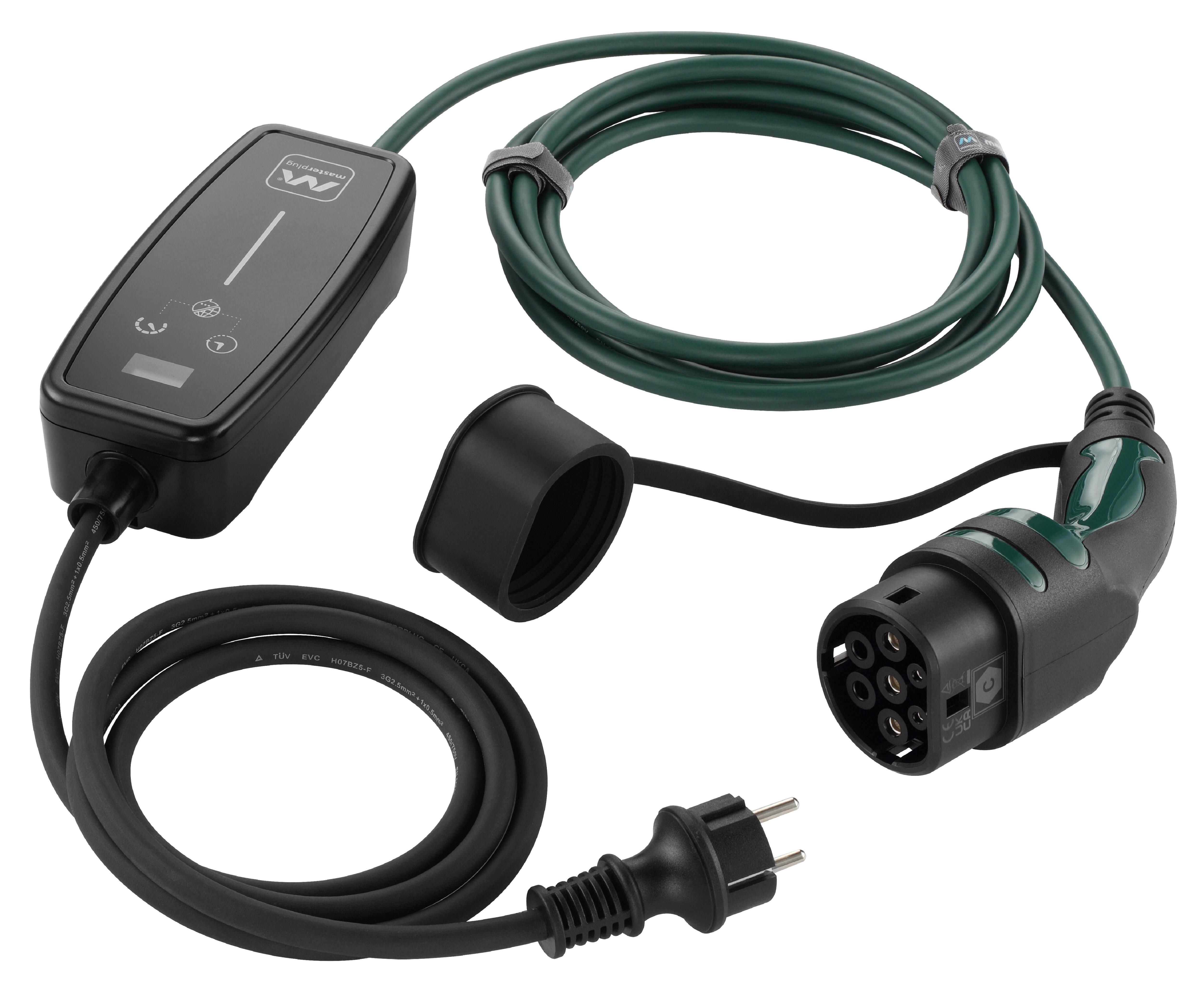 CARGADOR VEHÍCULO ELÉCTRICO MONOFÁSICO 3.6KW PORTÁTIL TIPO 2 - 5