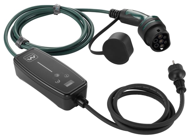 CARGADOR VEHÍCULO ELÉCTRICO MONOFÁSICO 3.6KW PORTÁTIL TIPO 2 - 1