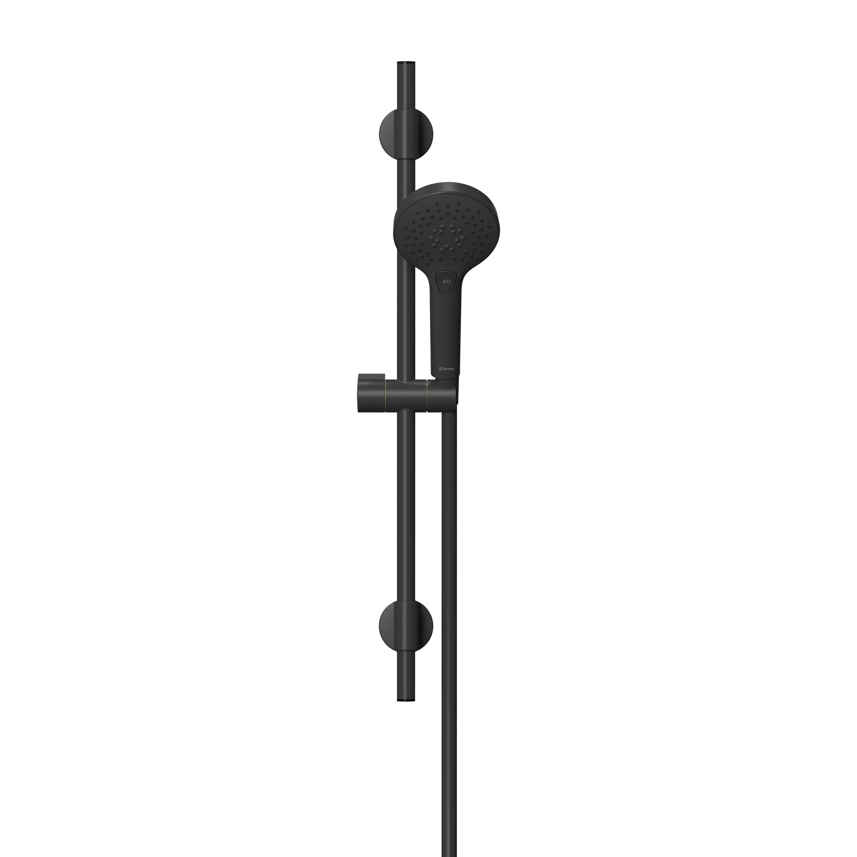 Alcachofa de ducha + flexo + barra SENSEA Icone negro con 3 funciones - 5