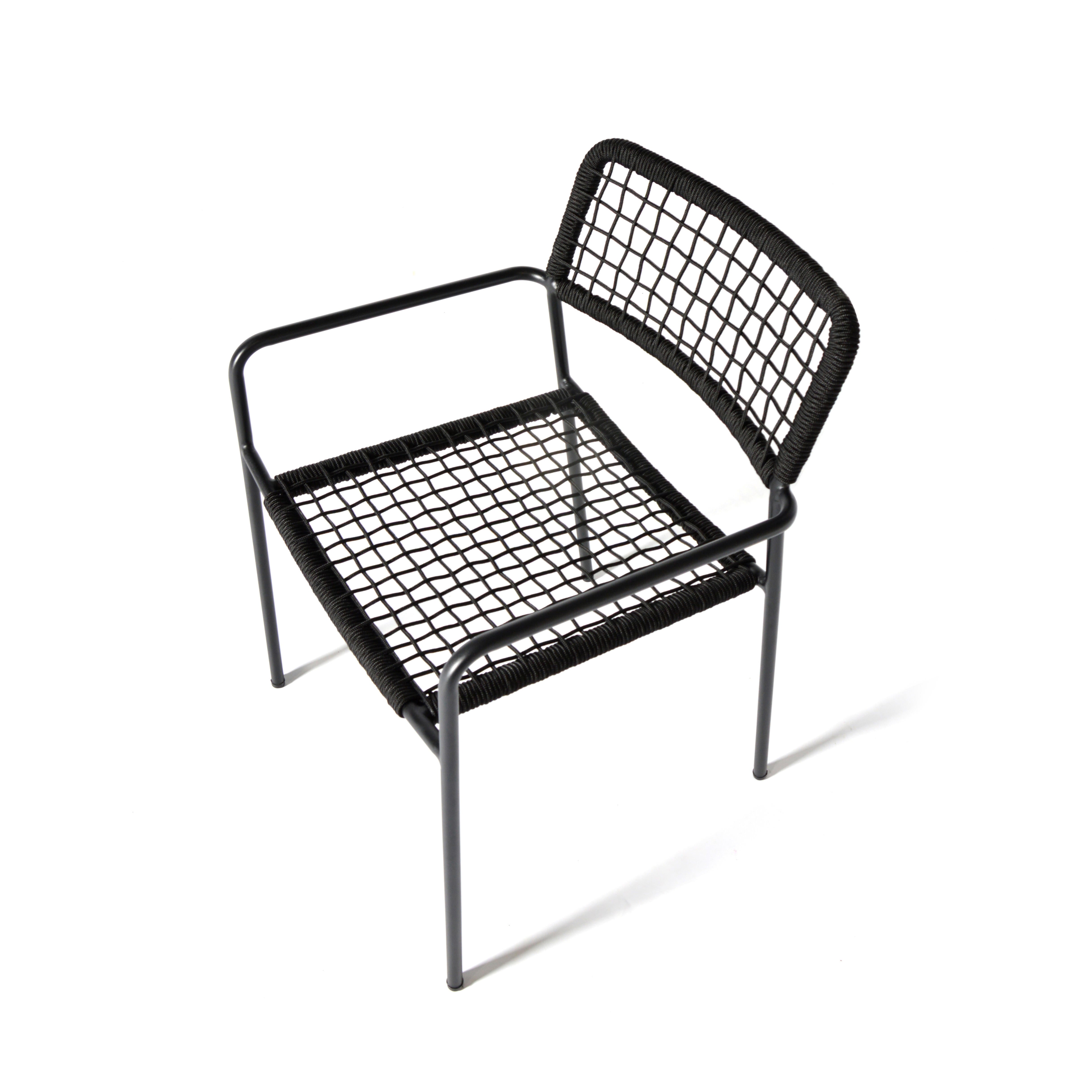 Chaise Shanghai en Corde Beige