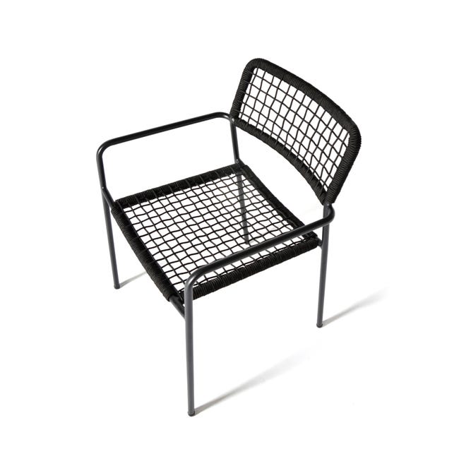 Chaise Shanghai en Corde Beige