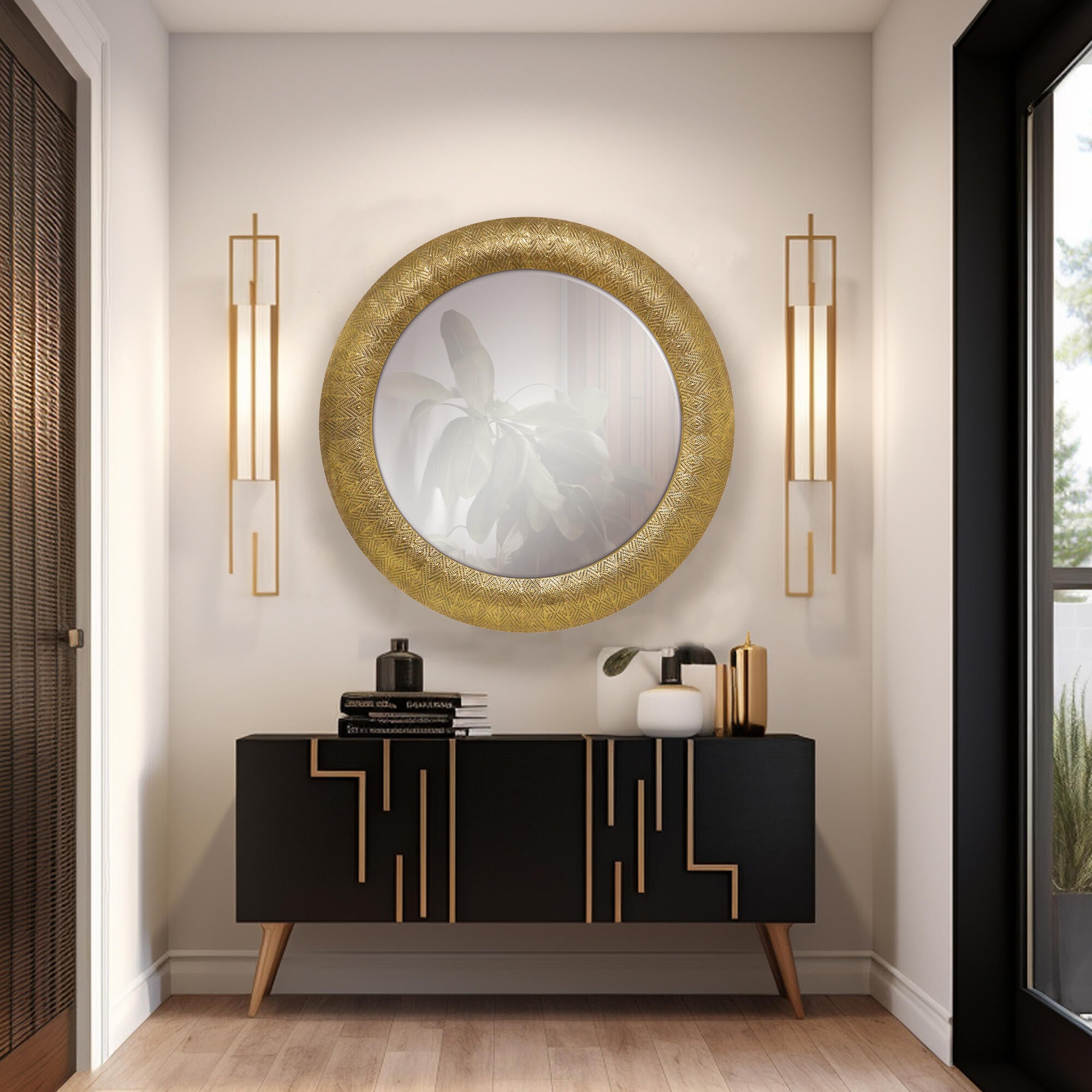 Espejo decorativo jordania 80 cm
