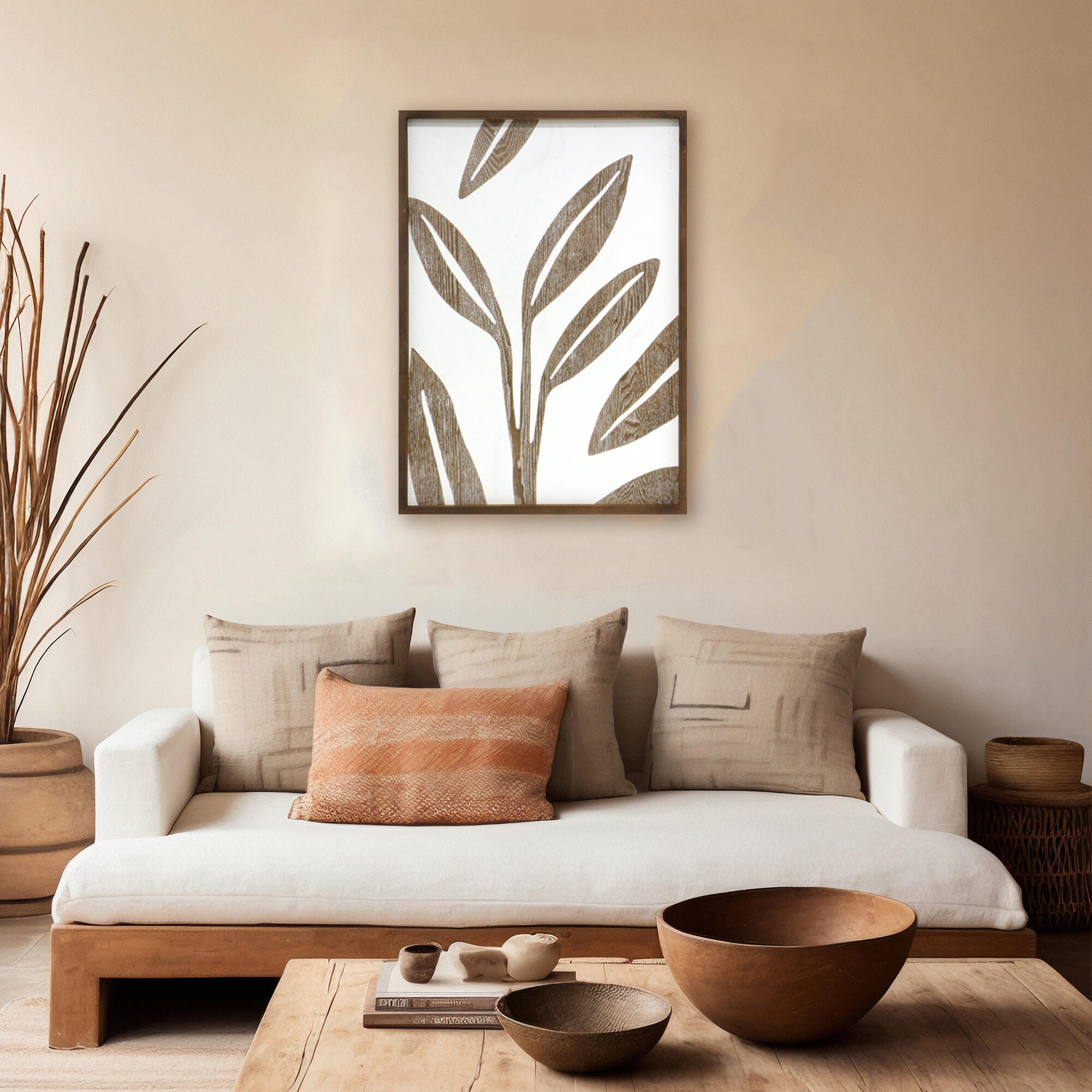 Cuadro decorativo FLORAL 50x70 cm | Leroy Merlin