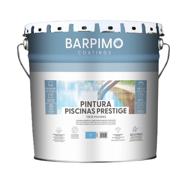 PINTURA ACRILICA DISOLVENTE PISCINA 15L BCO