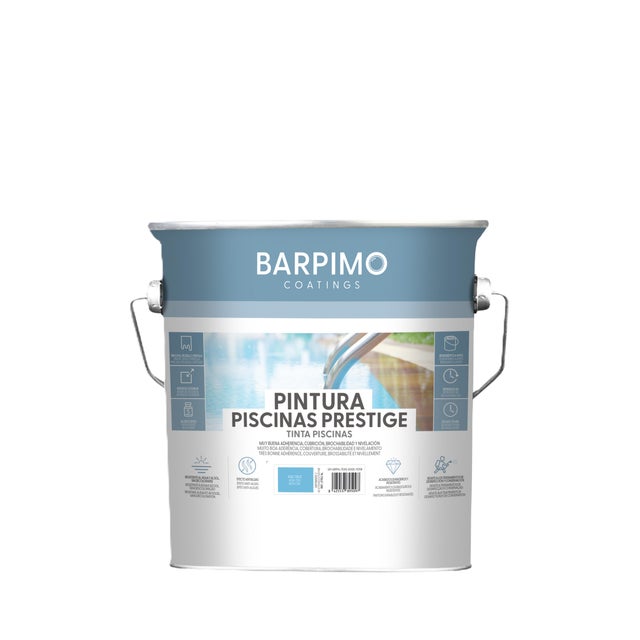 PINTURA  ACRILICA DISOLVENTE PISCINA 4L AZUL IN