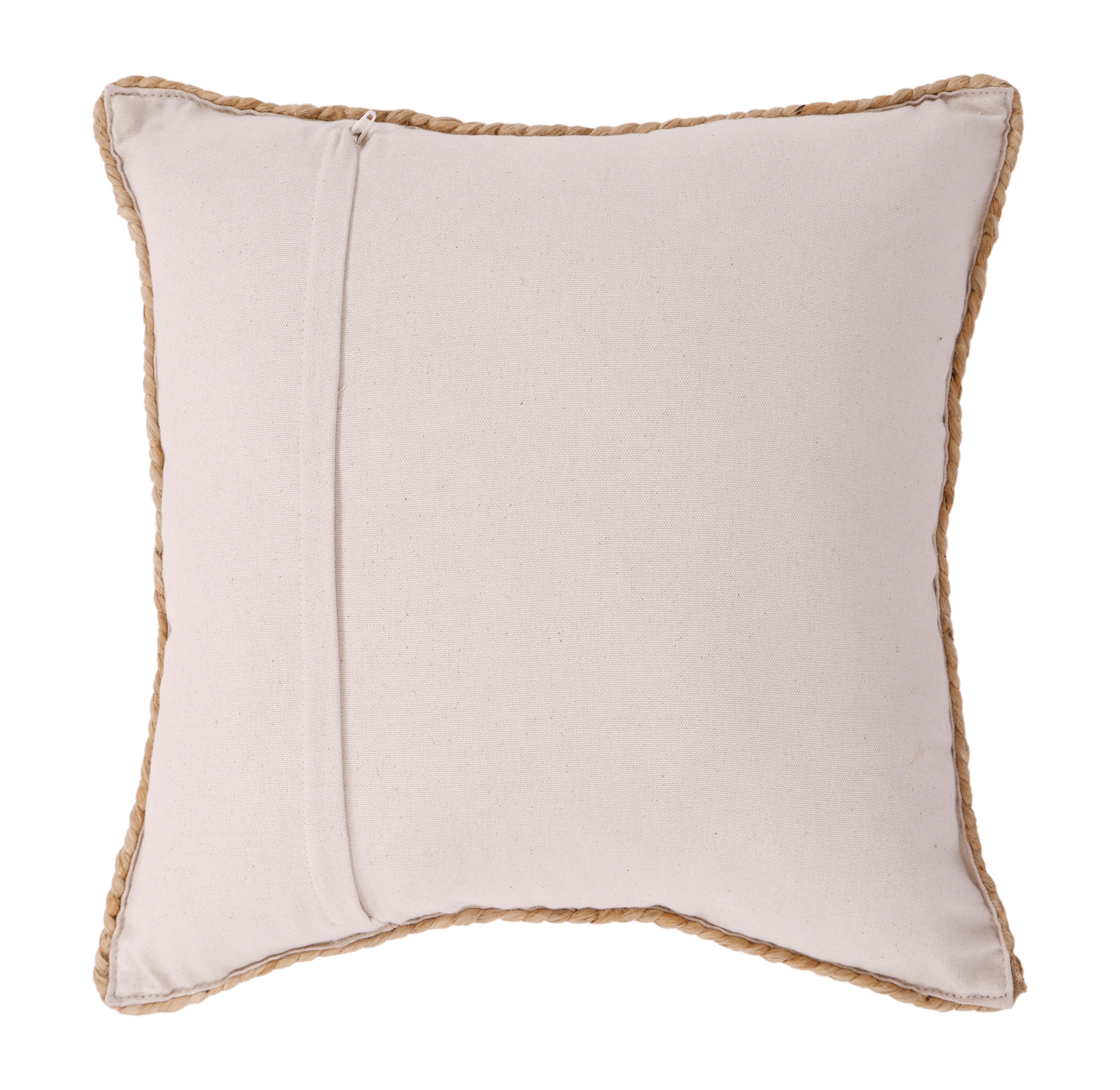 Almofada de chão de juta 45x45cm - 7